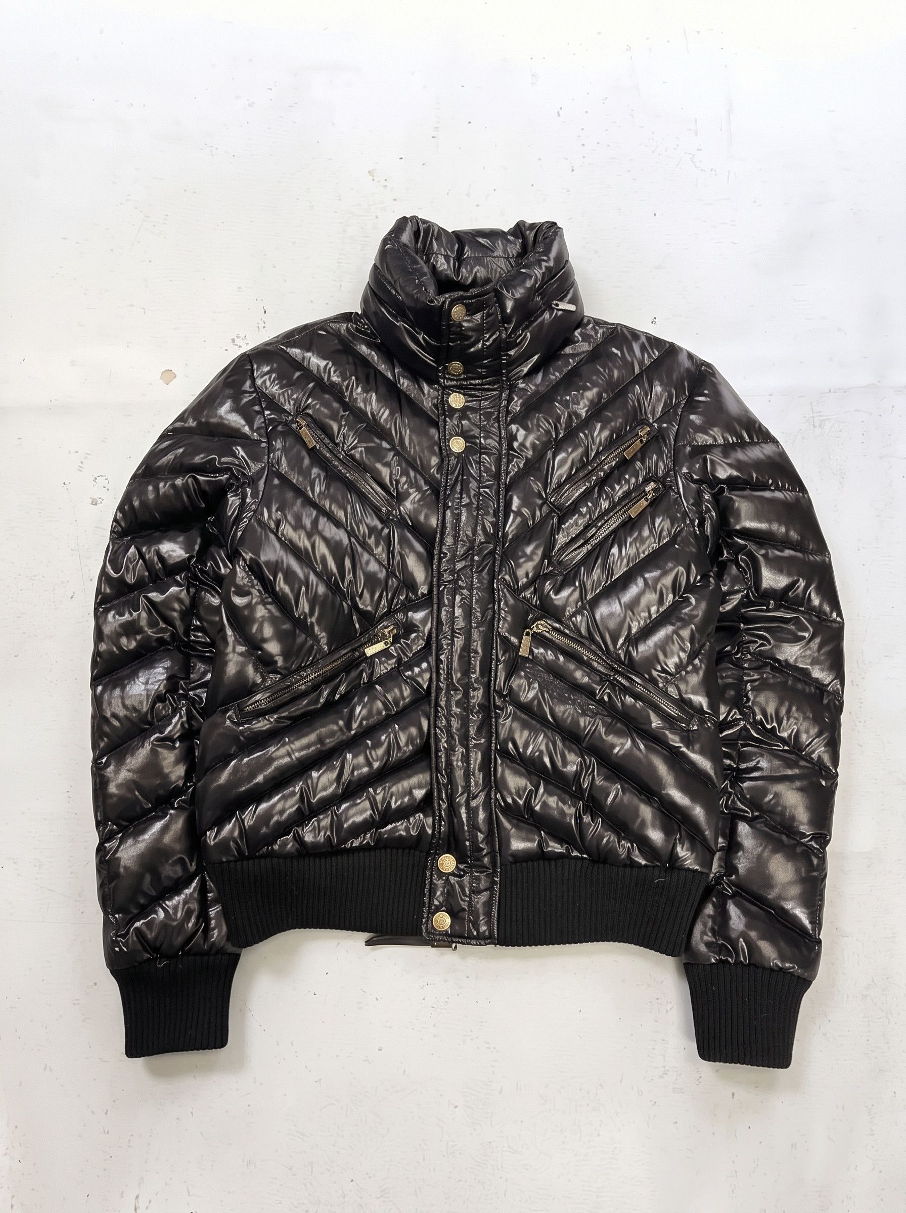 Roberto Cavalli AW2009 Cavalli Black Puffer Jacket Size US L / EU 52-54 / 3 - 1 Thumbnail