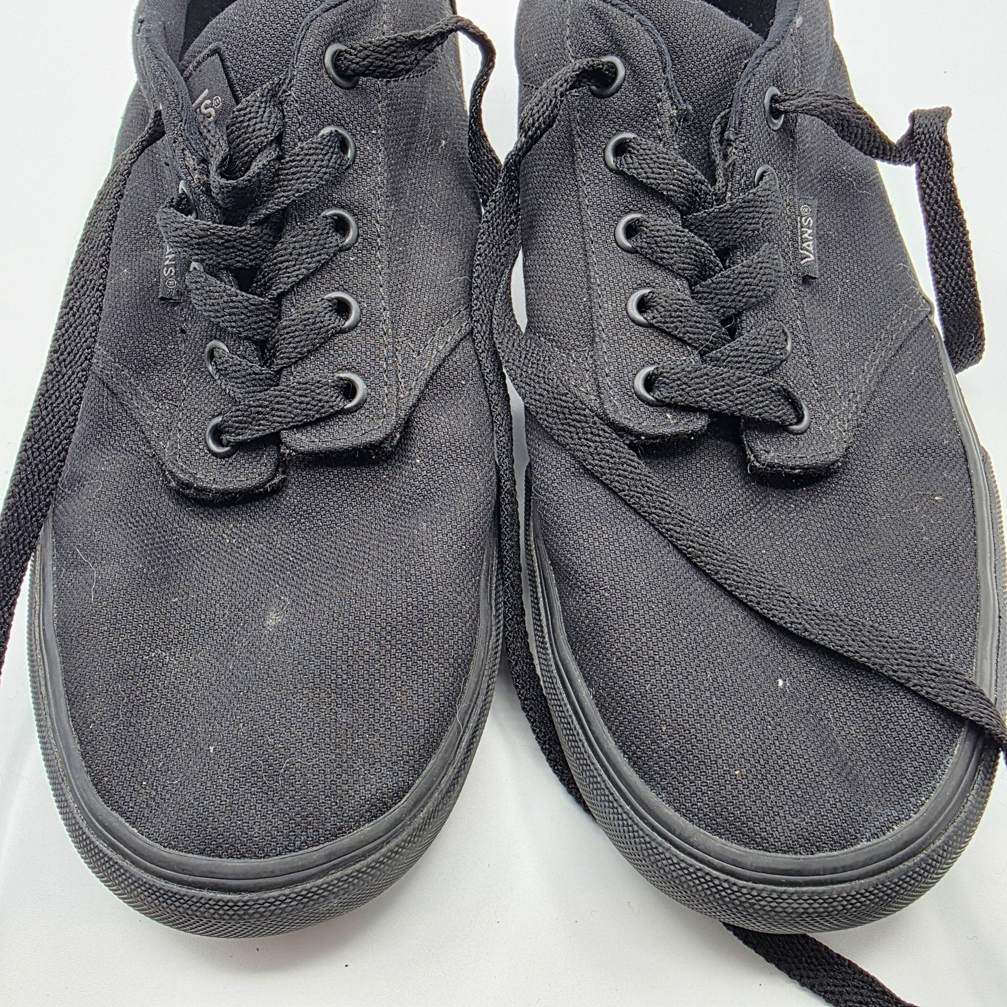Vans Vans Atwood Deluxe Mens Size 13 Triple Black Casual Skate Sh Size US 13 / EU 46 - 10 Thumbnail