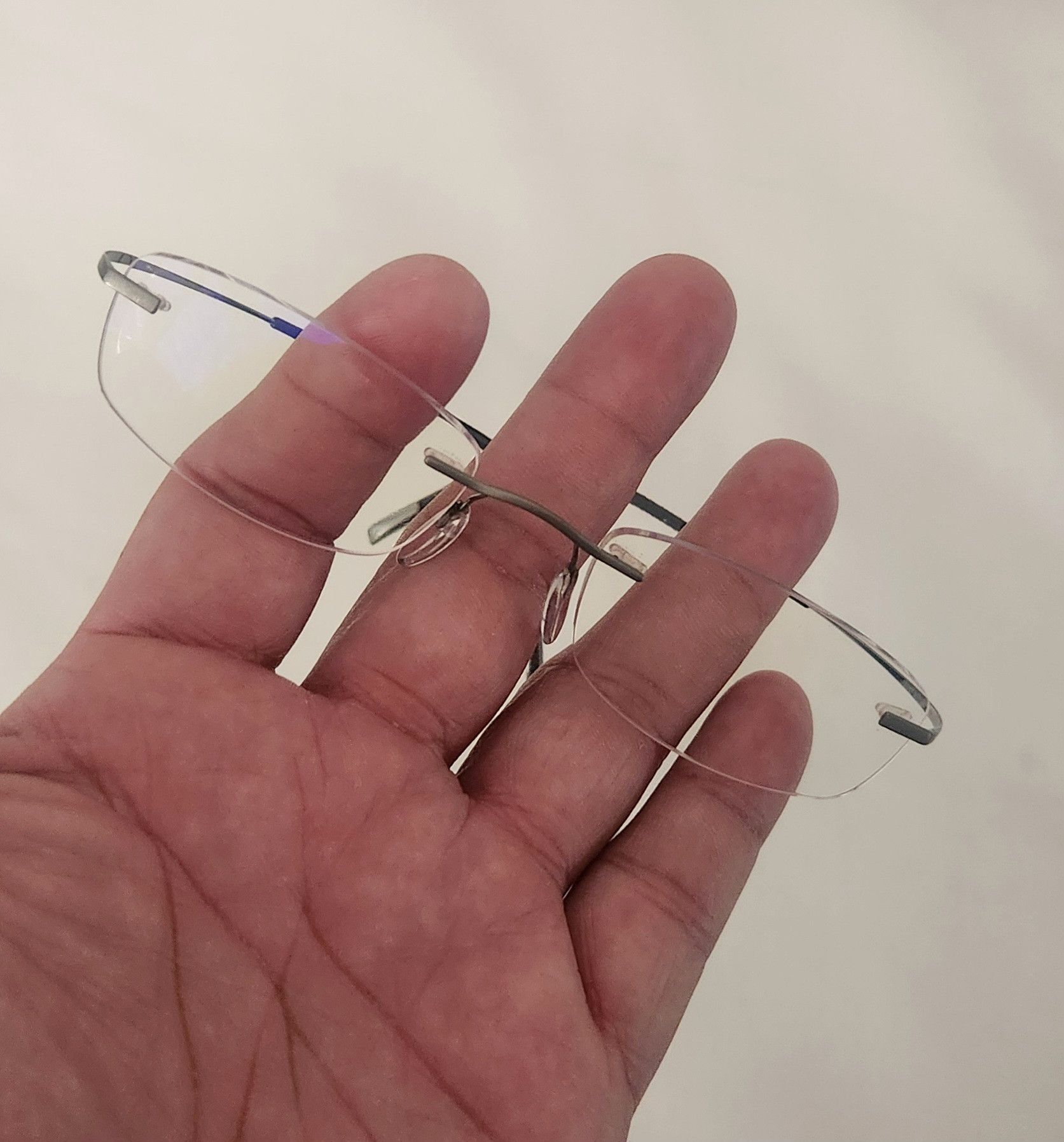 Designer × Silhouette Silhouette Titan 7579 60 6061 7581 Gray Rimless Eyeglasses Size ONE SIZE - 12 Thumbnail