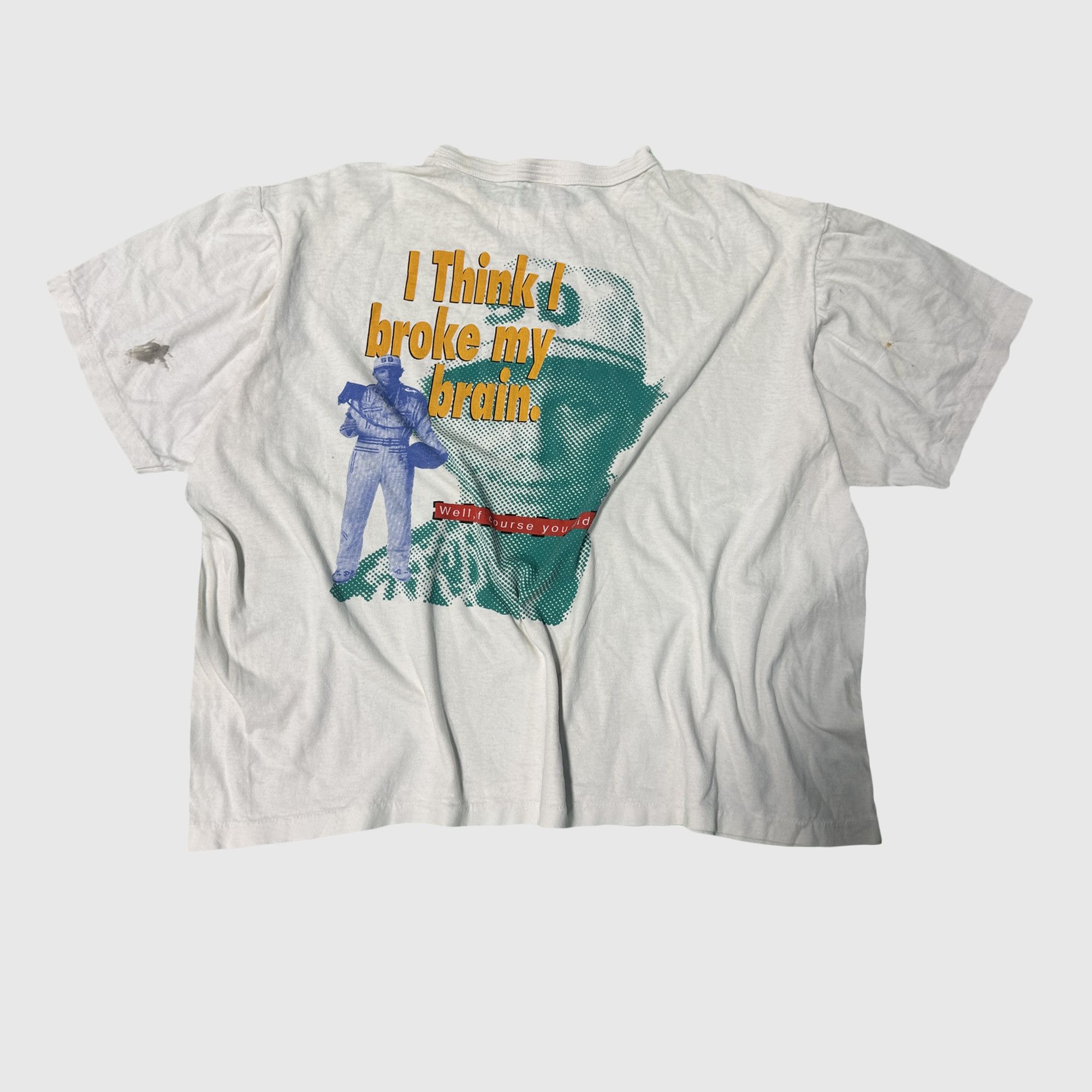Nike Vintage Nike Super Dave Osbourne Graphic Logo T-Shirt Size XL 80s Size US XL / EU 56 / 4 - 6 Thumbnail