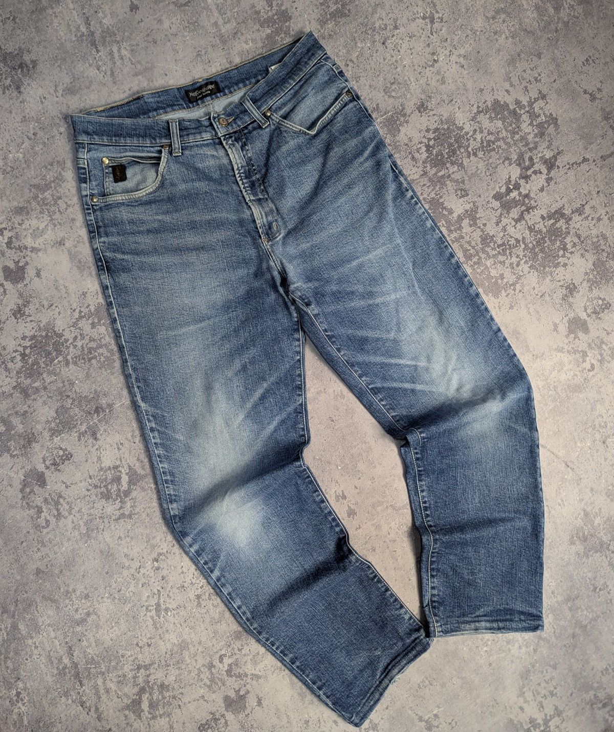 Yves Saint Laurent ❤️Ysl jeans pour homme Size US 34 / EU 50 - 2 Thumbnail