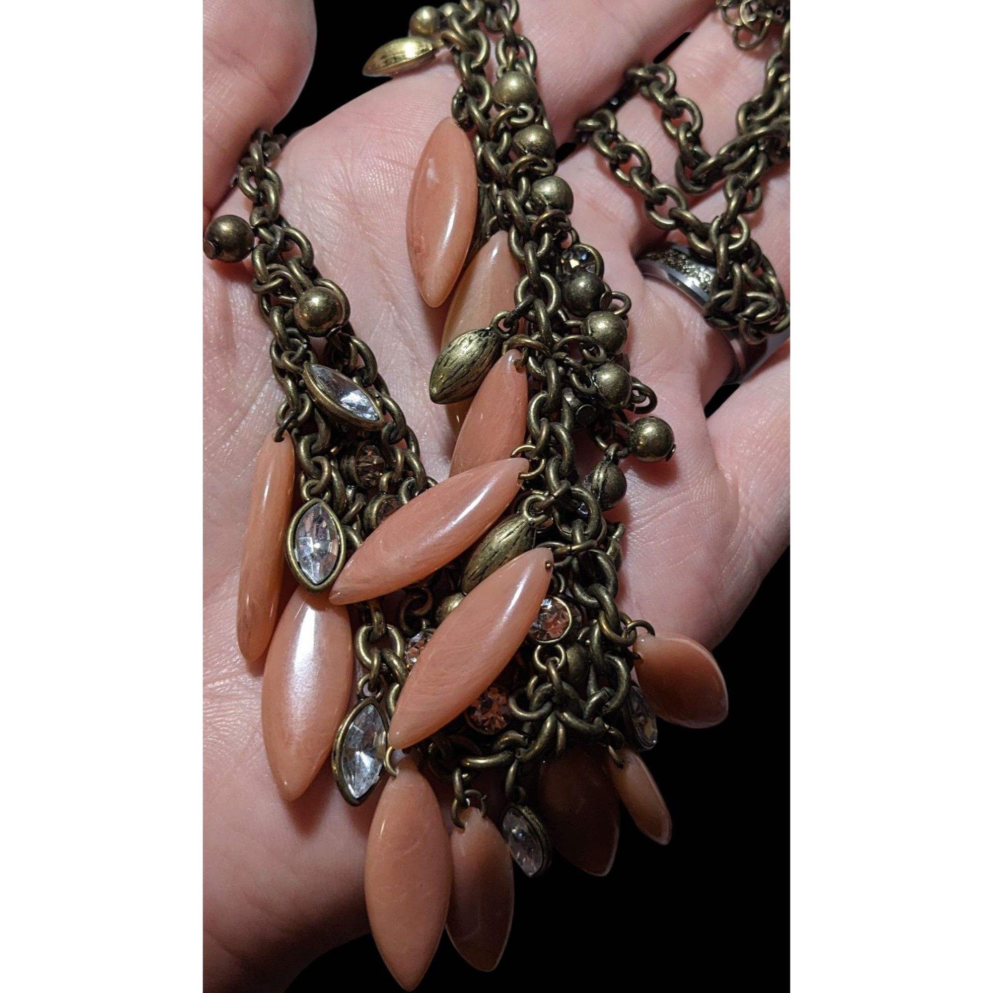 Other Bohemian Glam Pink Beaded Fringe Necklace Size ONE SIZE - 4 Thumbnail