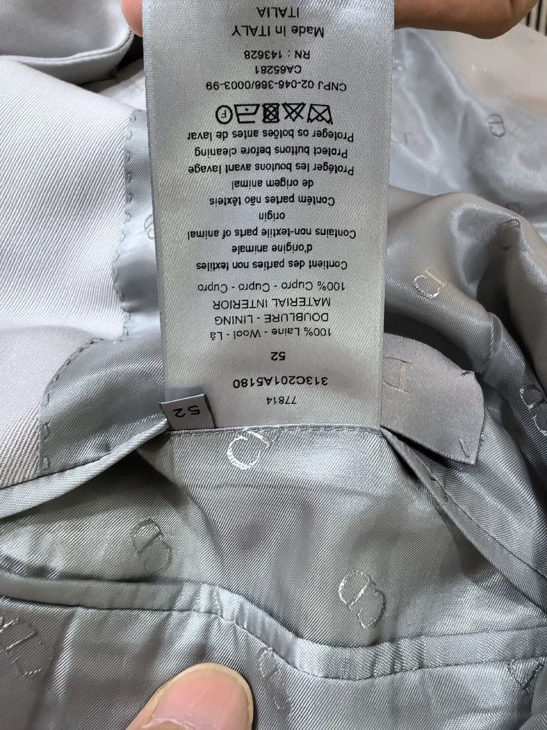Dior Dior Men's gray single-breasted suit 2502-Nextarrow Size 52R - 5 Thumbnail
