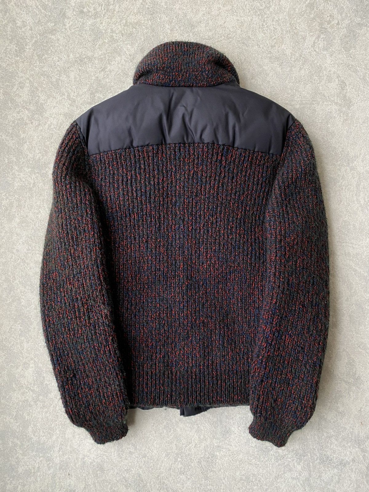 Moncler Moncler Grenoble $4500 Hybrid Tweed Knit Down Jacket Size US XL / EU 56 / 4 - 2 Thumbnail