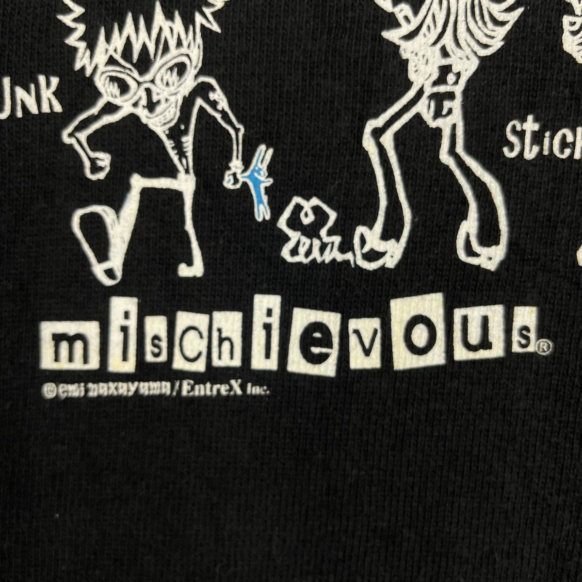 Vintage Vintage Mischievous Full Print Crewneck Sweatshirt Size M Size US M / EU 48-50 / 2 - 7 Thumbnail