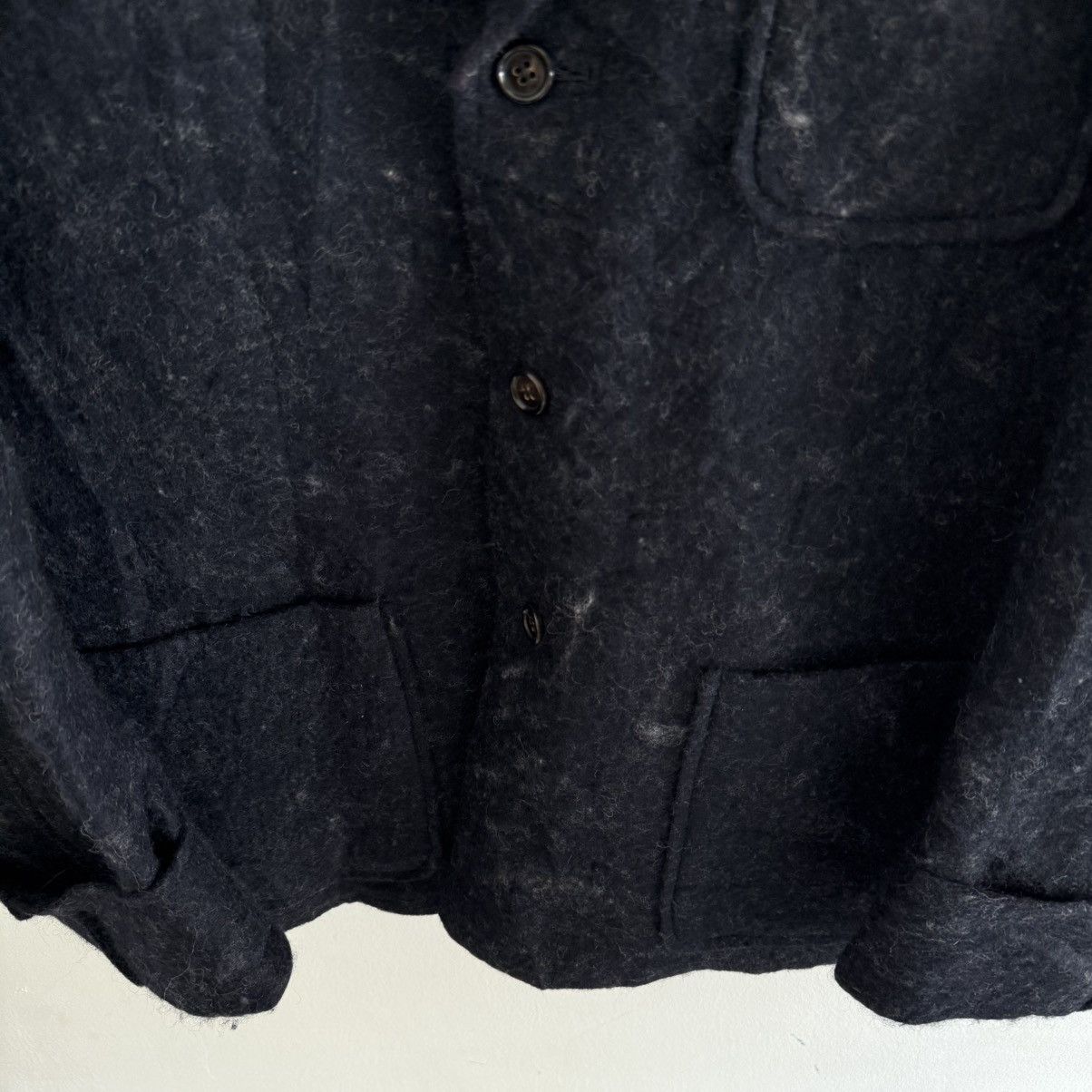 Junya Watanabe Rare AD 1995 Comme Des Garcons Homme Plus Mohair Wool Blazer Size US M / EU 48-50 / 2 - 7 Thumbnail
