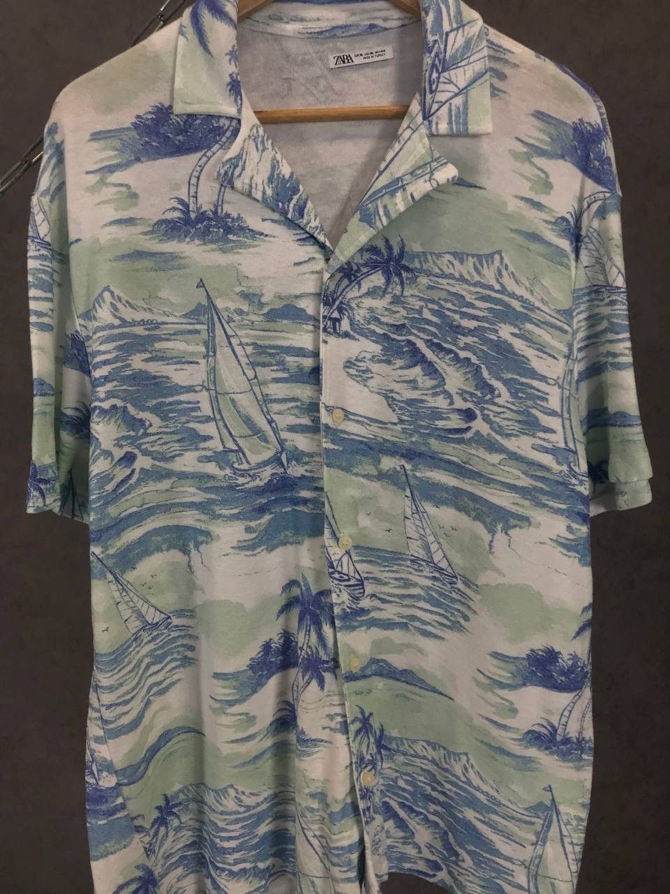 Zara Zara Man art crazy Hawaiian shirt Size US XL / EU 56 / 4 - 4 Thumbnail