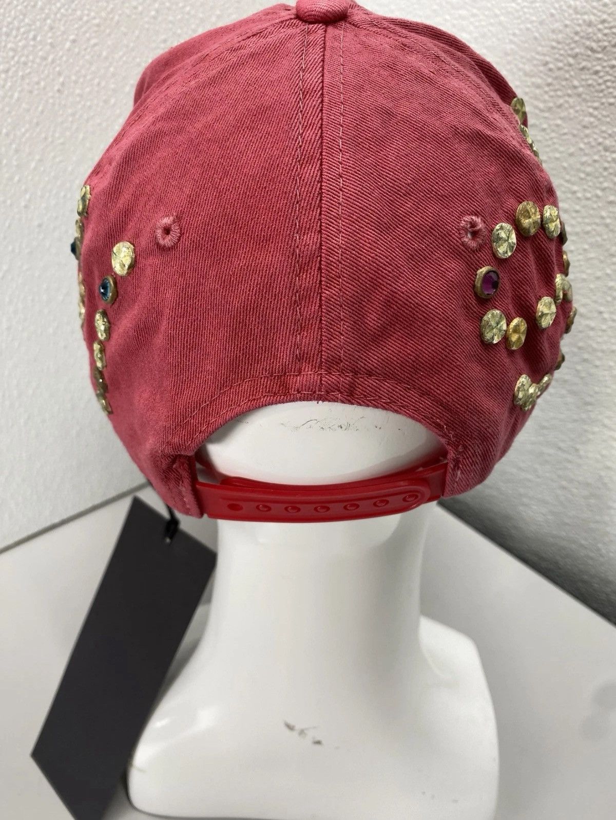 Satoshi Nakamoto Studded Hat “Vintage Red”
