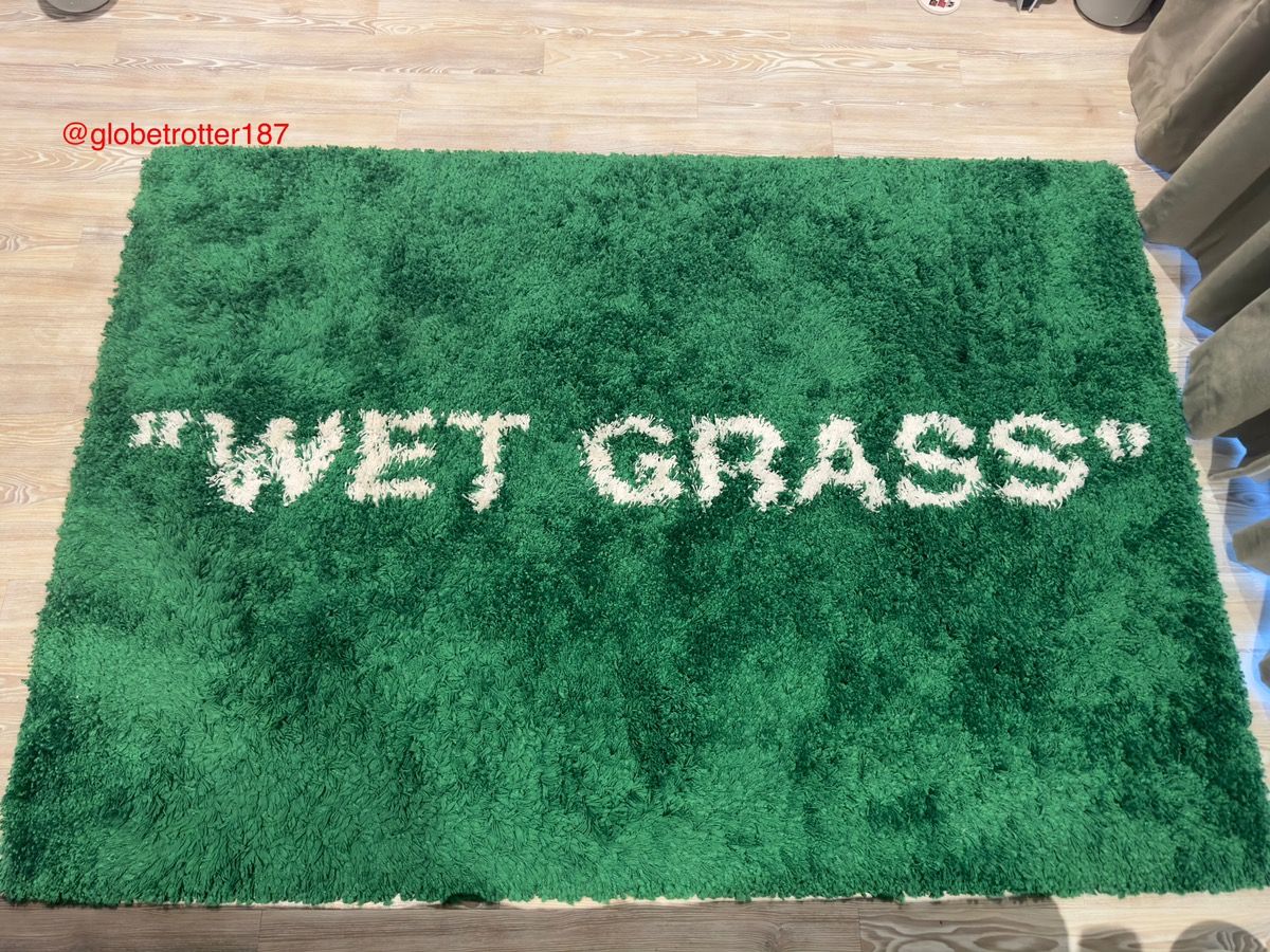 VIRGIL ABLOH X IKEA MARKERAD “Wet Grass” Rug - 195 x 132 CM