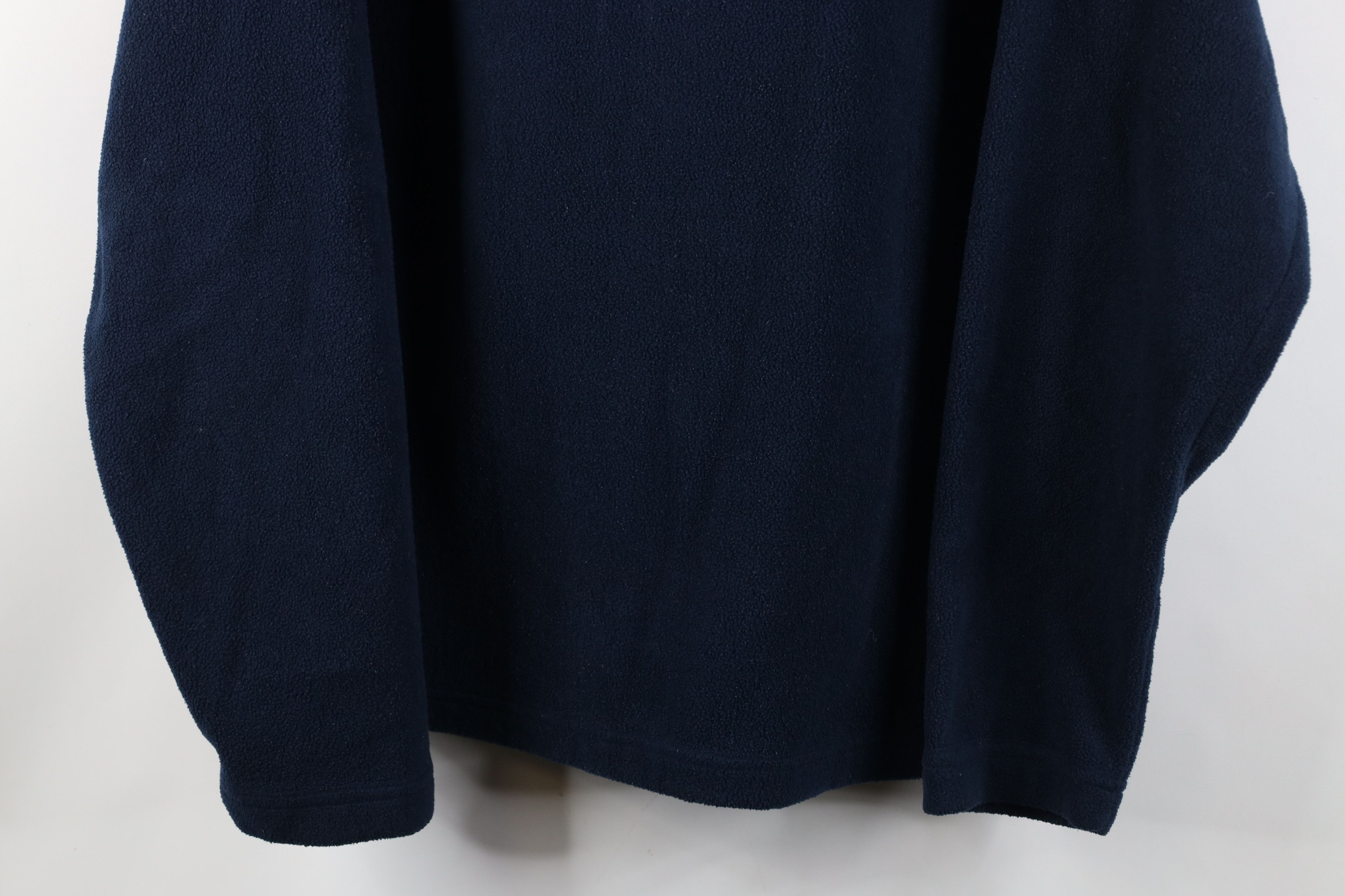 Gap Vintage 90s Y2K Gap Blank Thick Fleece V-Neck Sweater Blue Size US L / EU 52-54 / 3 - 3 Thumbnail