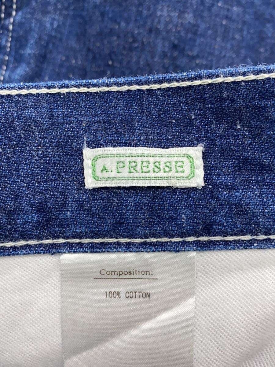A.PRESSE Blue Cotton Bottoms Size US 32 / EU 48 - 4 Thumbnail