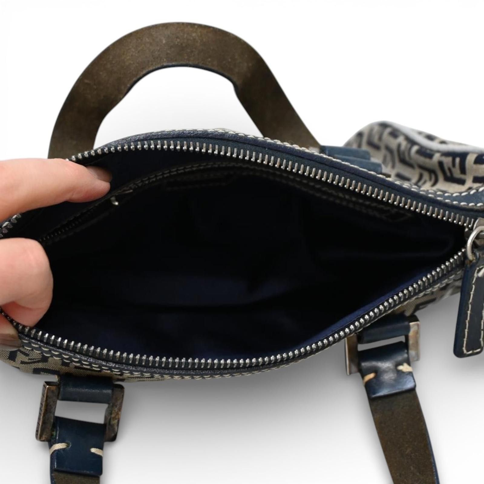 Fendi Fendi - Classic Zucca Canvas Handbag Size ONE SIZE - 3 Thumbnail