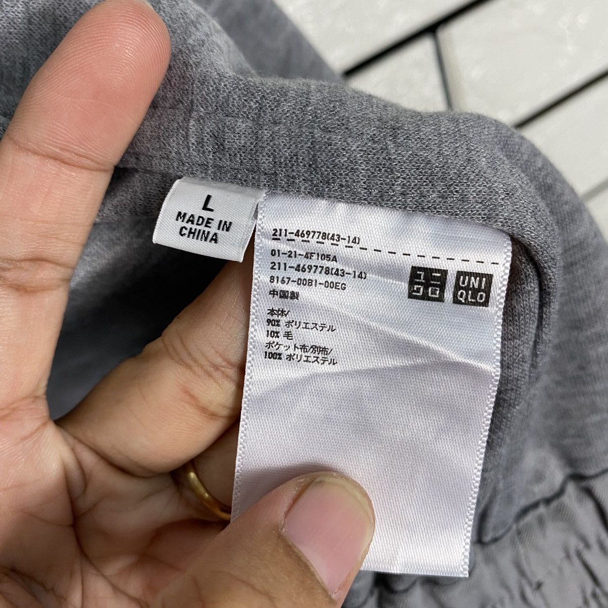 Japanese Brand 📌Vintage Wool Zipper Bomber Jacket Uniqlo Issey Miyake Size US L / EU 52-54 / 3 - 20 Thumbnail