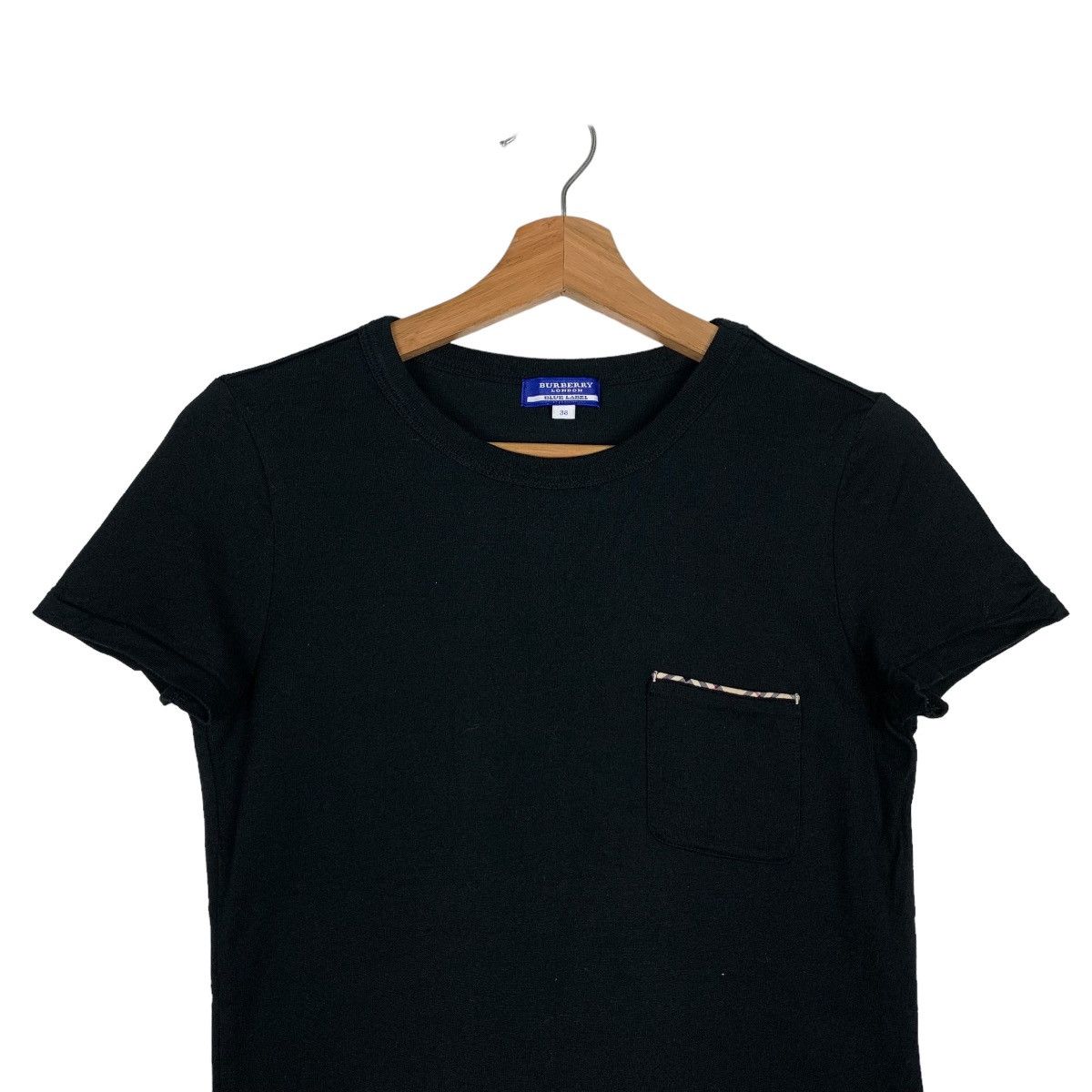 Burberry BURBERRY LONDON BLUE LABEL SINGLE POCKET TEES #0211-C10 Size S / US 4 / IT 40 - 3 Thumbnail