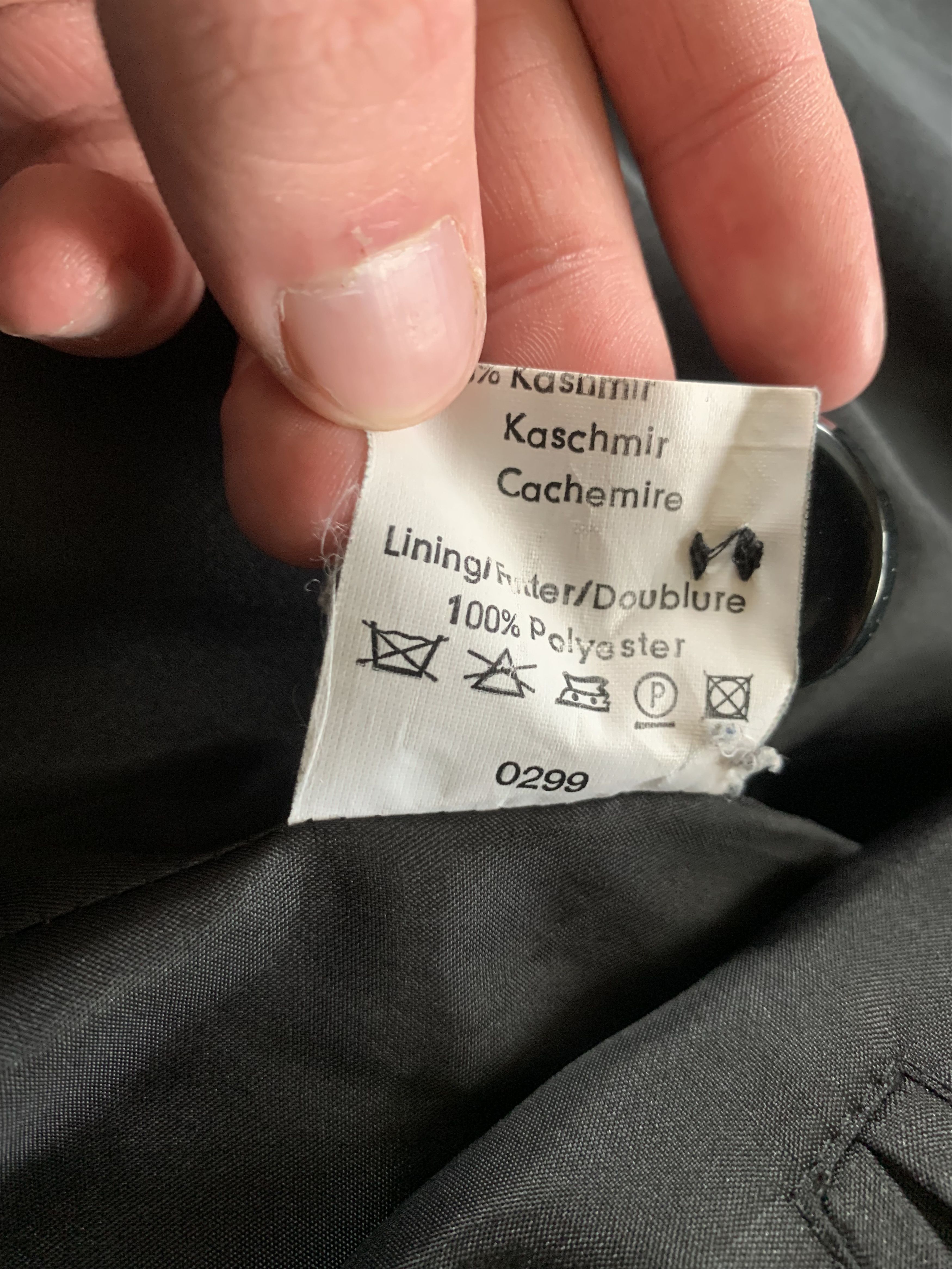 Other Giorgio Womens Black Heavy Wool Coat Size L / US 10 / IT 46 - 8 Thumbnail