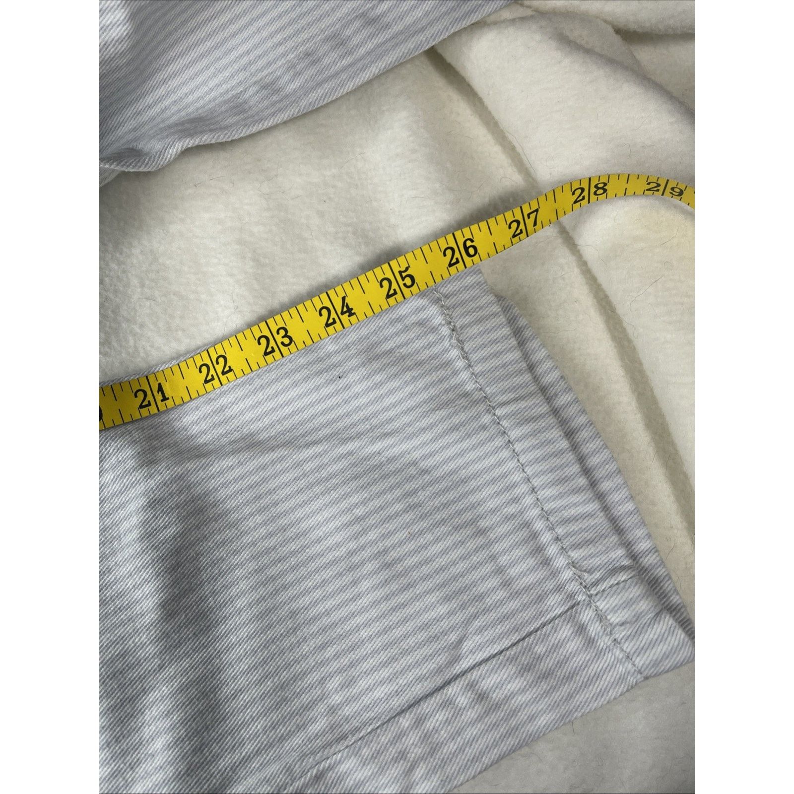 Bdg BDG Slim Straight Sz25 Jeans Button Fly Soft Denim Pinstripe Size 25" / US 0 / IT 36 - 7 Thumbnail
