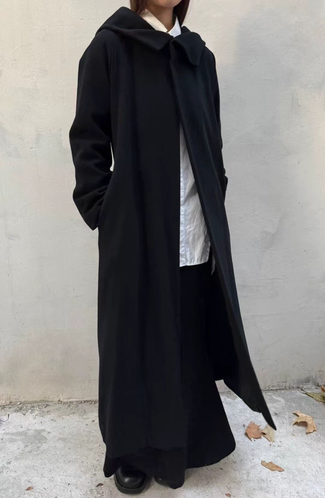 Yohji Yamamoto Yohji Yamamoto Hooded Cashmere Jacket Size 3 Size L / US 10 / IT 46 - 1 Thumbnail