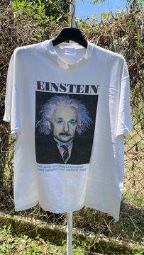 Albert Eistein Vintage T-Shirt Sportswear Tag Size XL