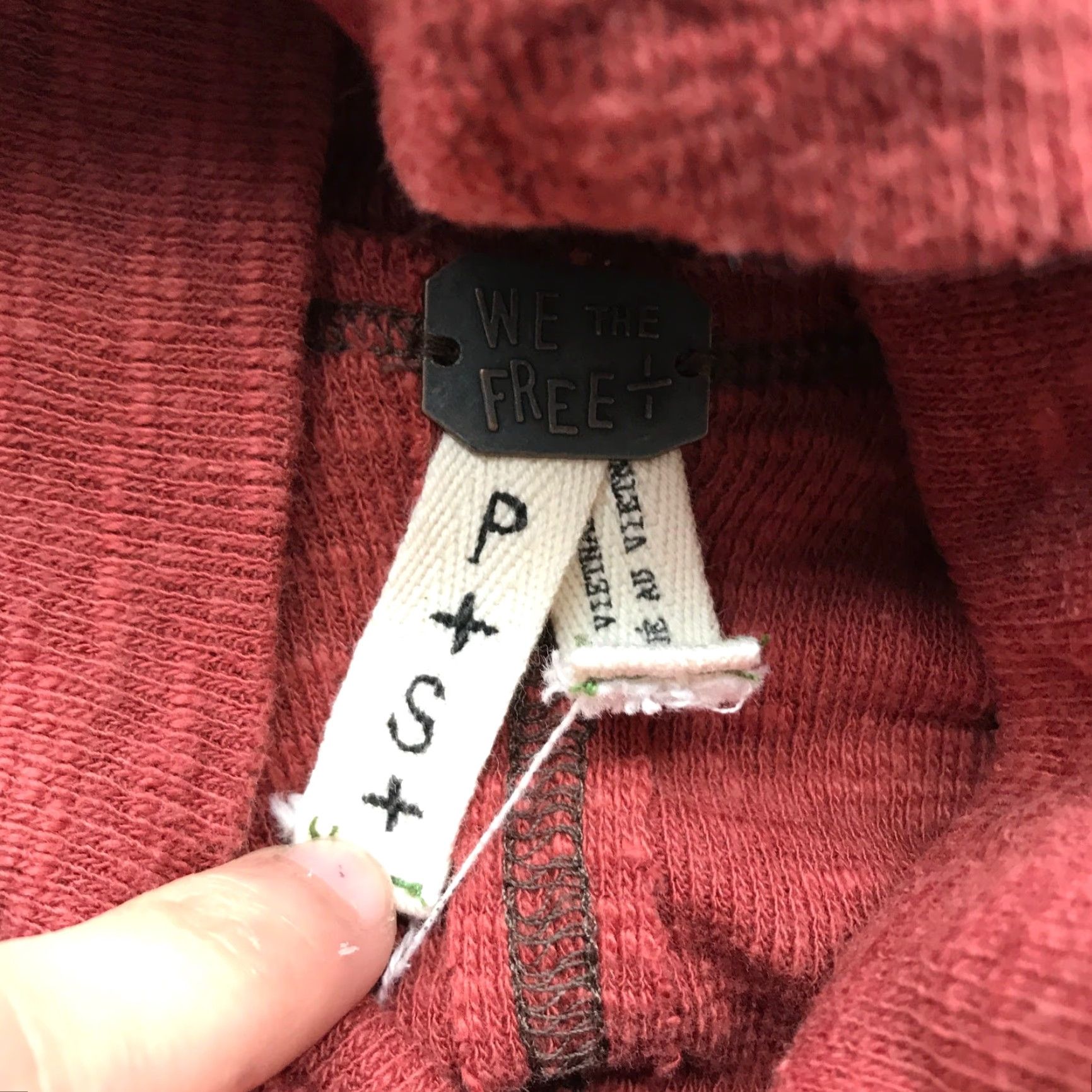 Vintage We The Free Kori Split Back Turtleneck Rust Shirt S Long Sleeve Size S / US 4 / IT 40 - 3 Thumbnail