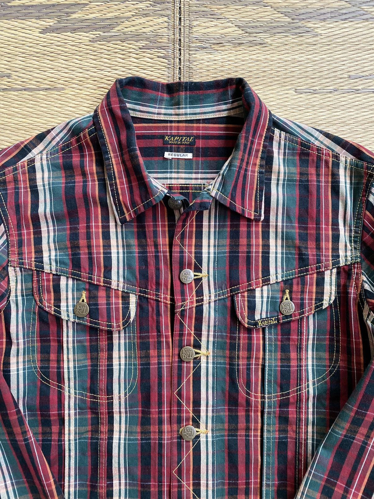 Kapital × Kapital Kountry ⛔️LAST PRICE ⛔️Kapital Kountry Plaid Check Type 3 JKT (Rare) Size US M / EU 48-50 / 2 - 3 Thumbnail