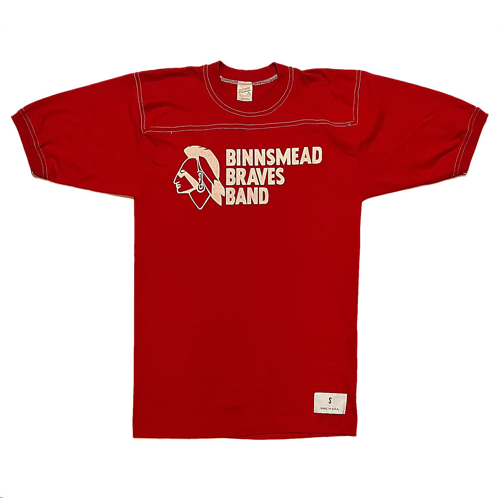 Vintage Vintage Binnsmead Braves Band T-Shirt Size US S / EU 44-46 / 1 - 1 Thumbnail