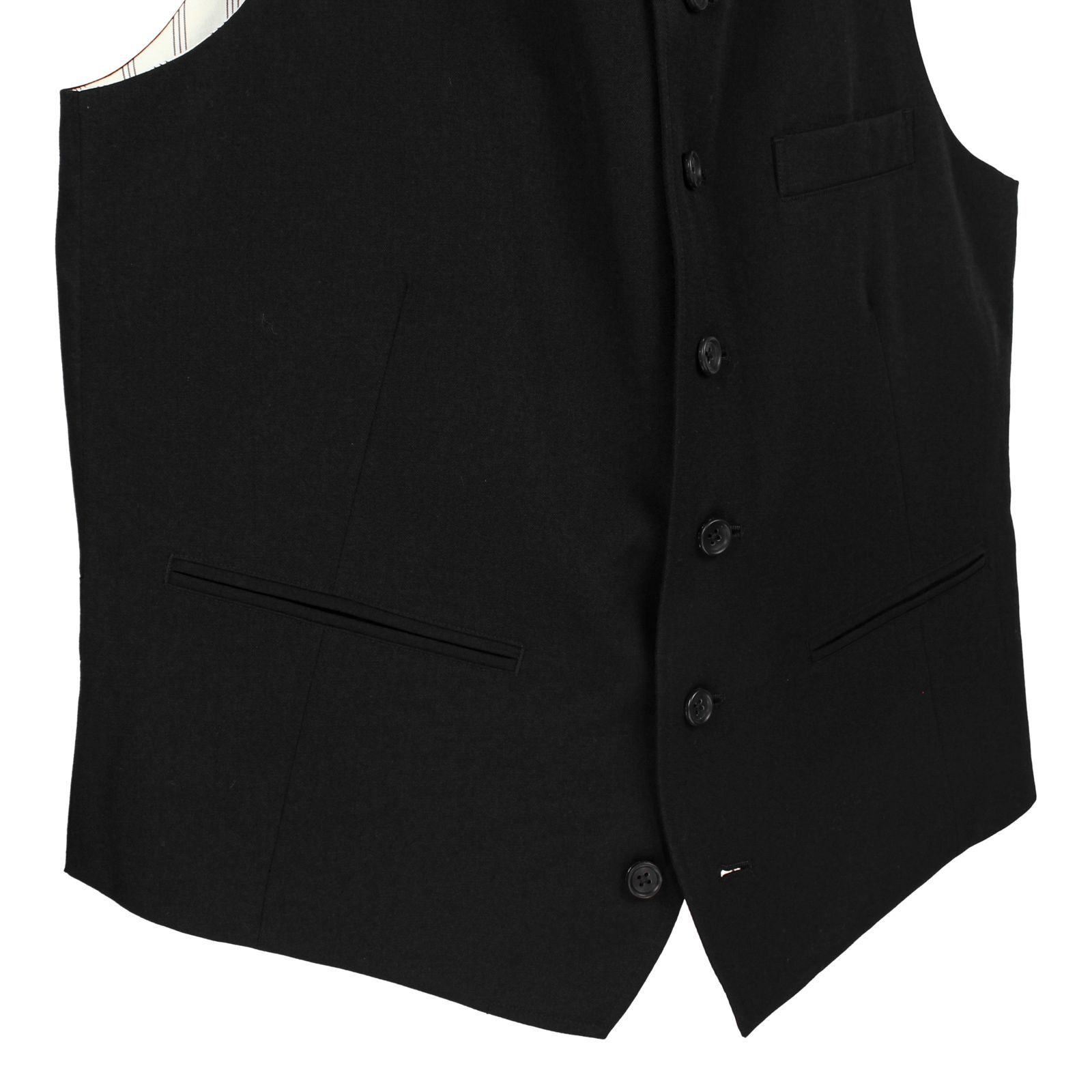Yohji Yamamoto Yohji Yamamoto Pour Homme W/Gabardine 8BS Stand Collar Vest Size US M / EU 48-50 / 2 - 13 Thumbnail