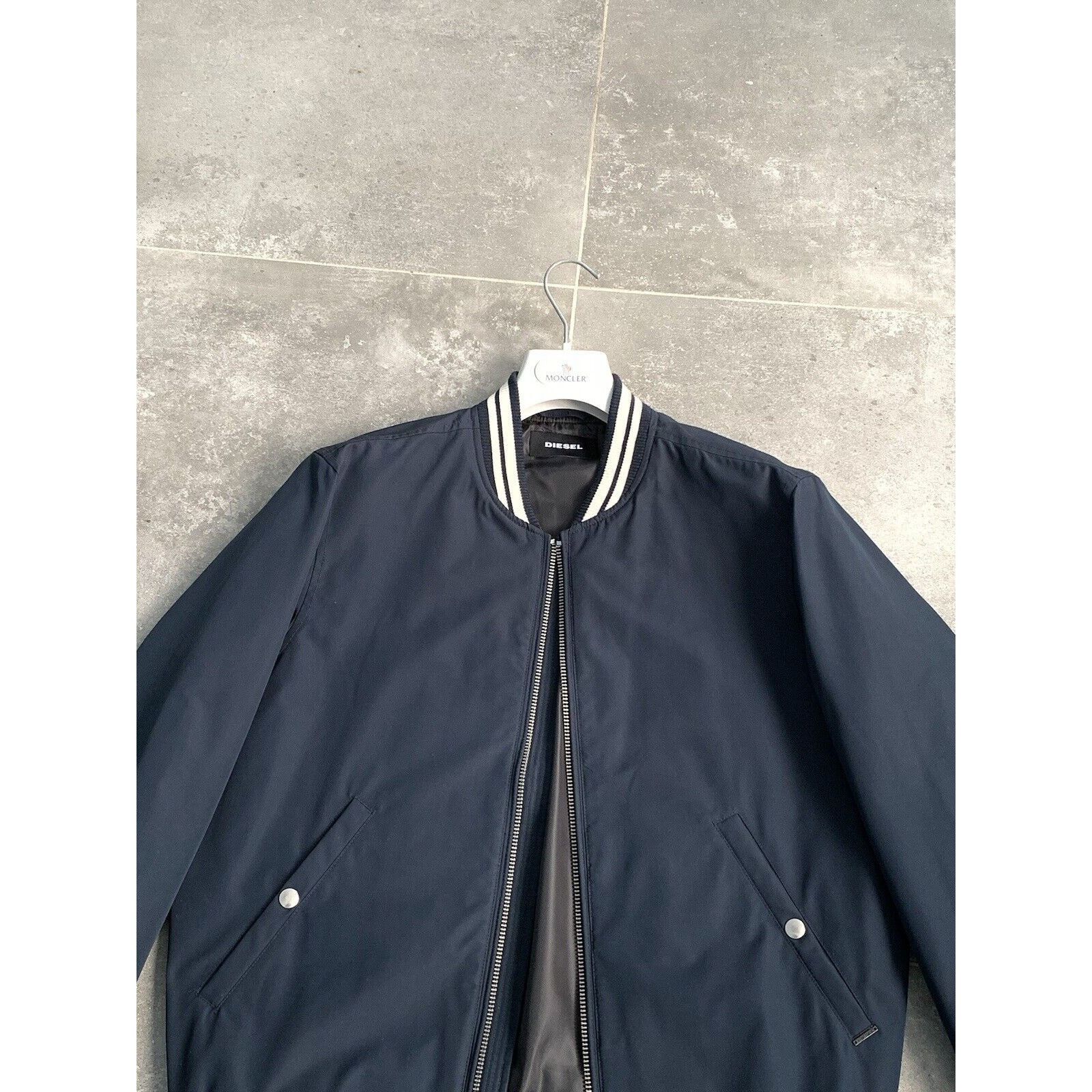 Diesel Men's DIESEL Casual Bomber Jacket Classic Coat M-L EU50 UK40 Size US L / EU 52-54 / 3 - 3 Thumbnail