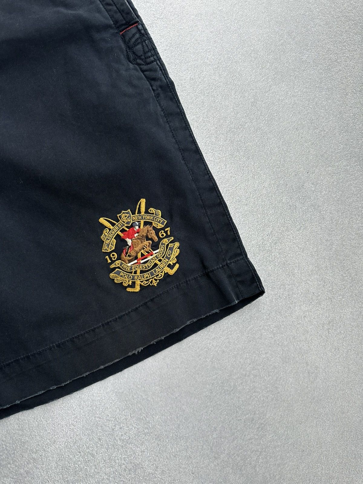 Polo Ralph Lauren Vintage Polo Ralph Lauren Mercer Club Navy Shorts Size US 32 / EU 48 - 3 Thumbnail