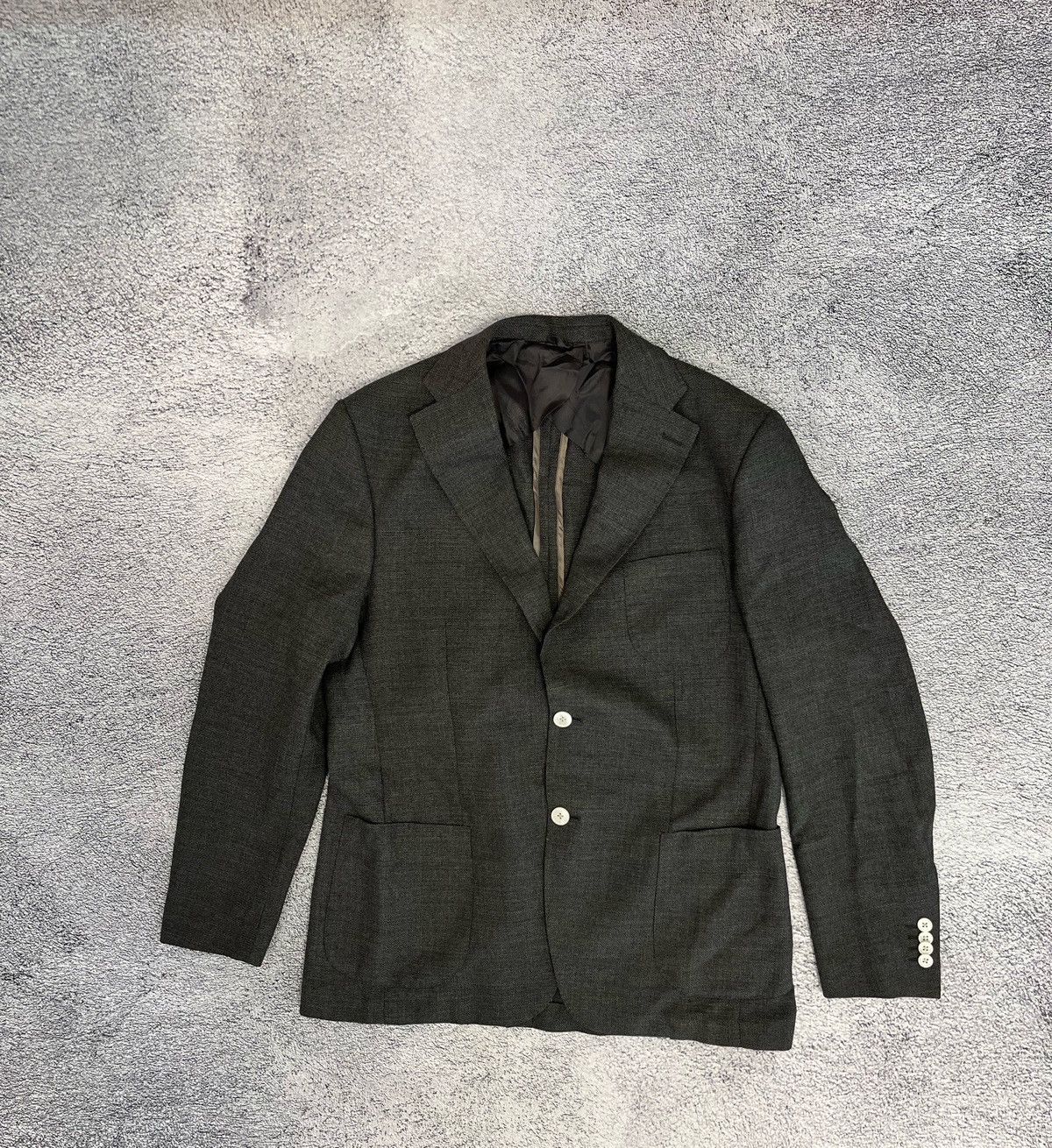 Boggi Boggi Milano Mens Blazer Jacket Wool Made In Italy Size 52 Size 52R - 1 Thumbnail