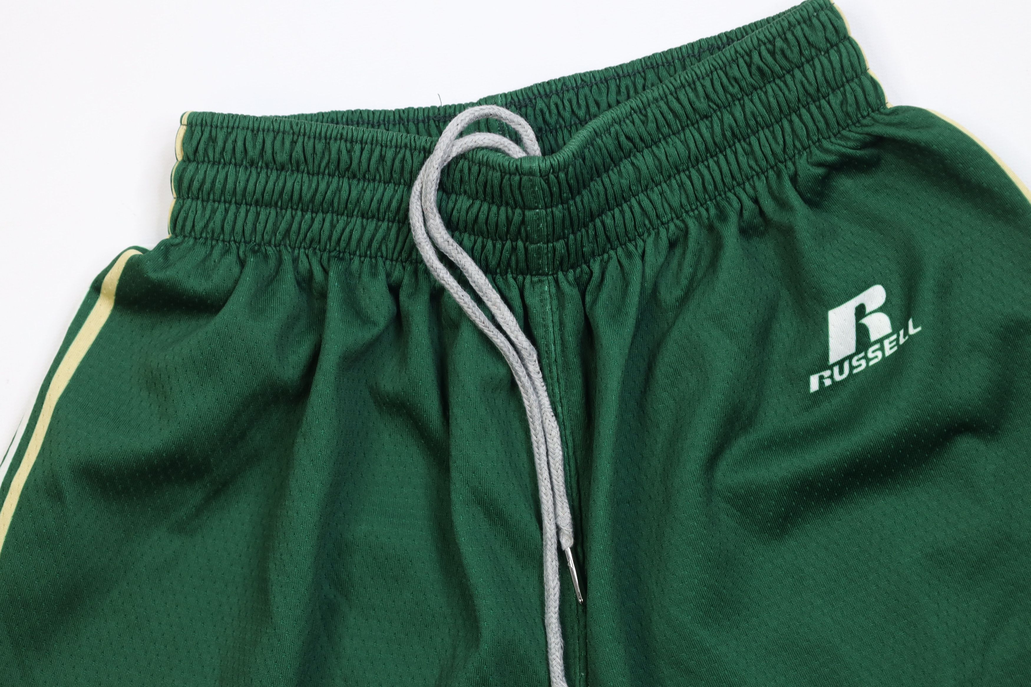 Russell Athletic Vintage 90s Y2K Russell Athletic Basketball Gym Shorts Green Size US 30 / EU 46 - 2 Thumbnail