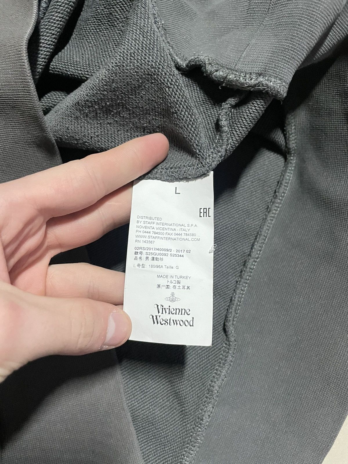 Vivienne Westwood Vivienne Westwood Sweatshirt Orb Logo Basic Pullover Size US L / EU 52-54 / 3 - 3 Thumbnail