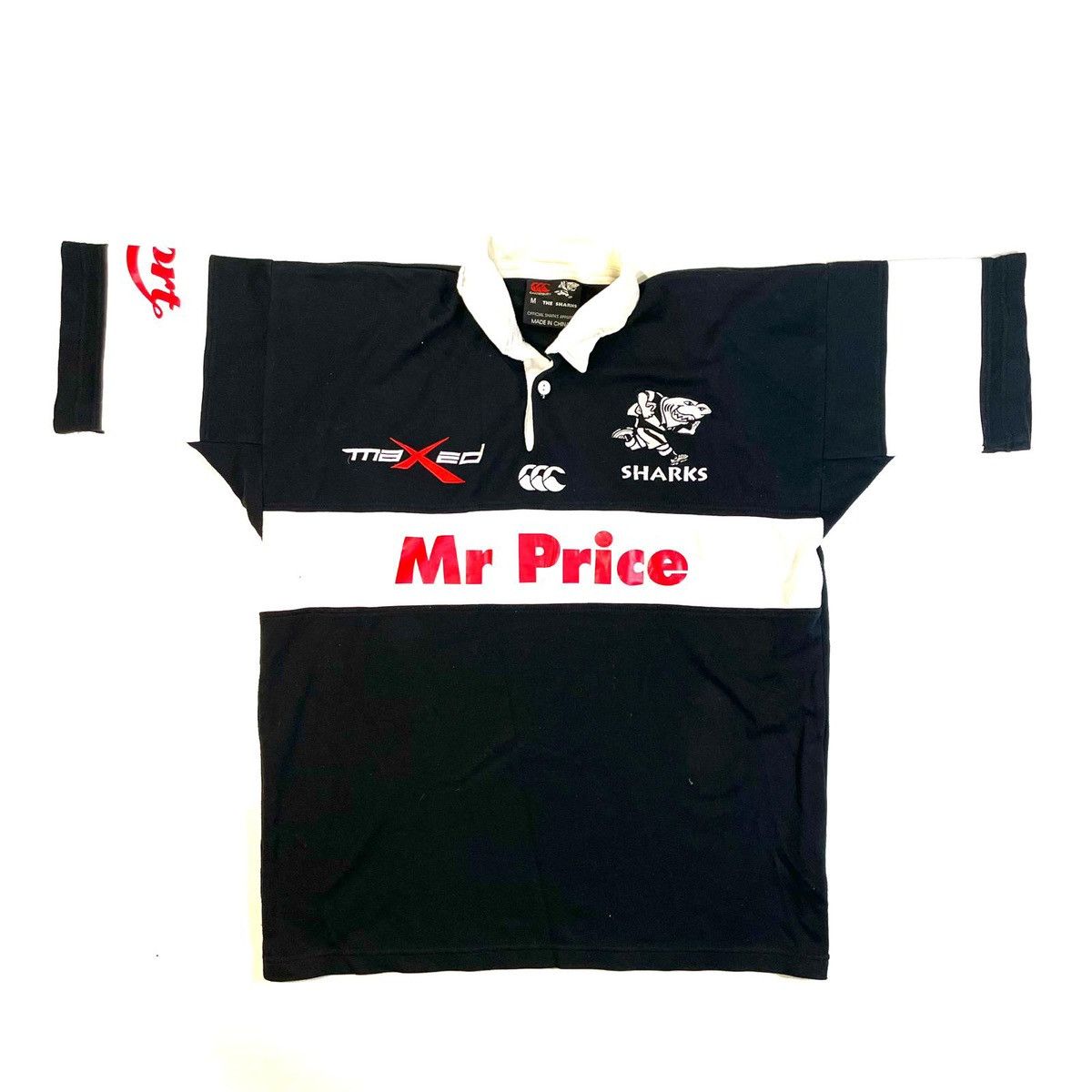 Other Black and white Sharks Canterbury rugby jersey polo shirt Size US M / EU 48-50 / 2 - 1 Thumbnail