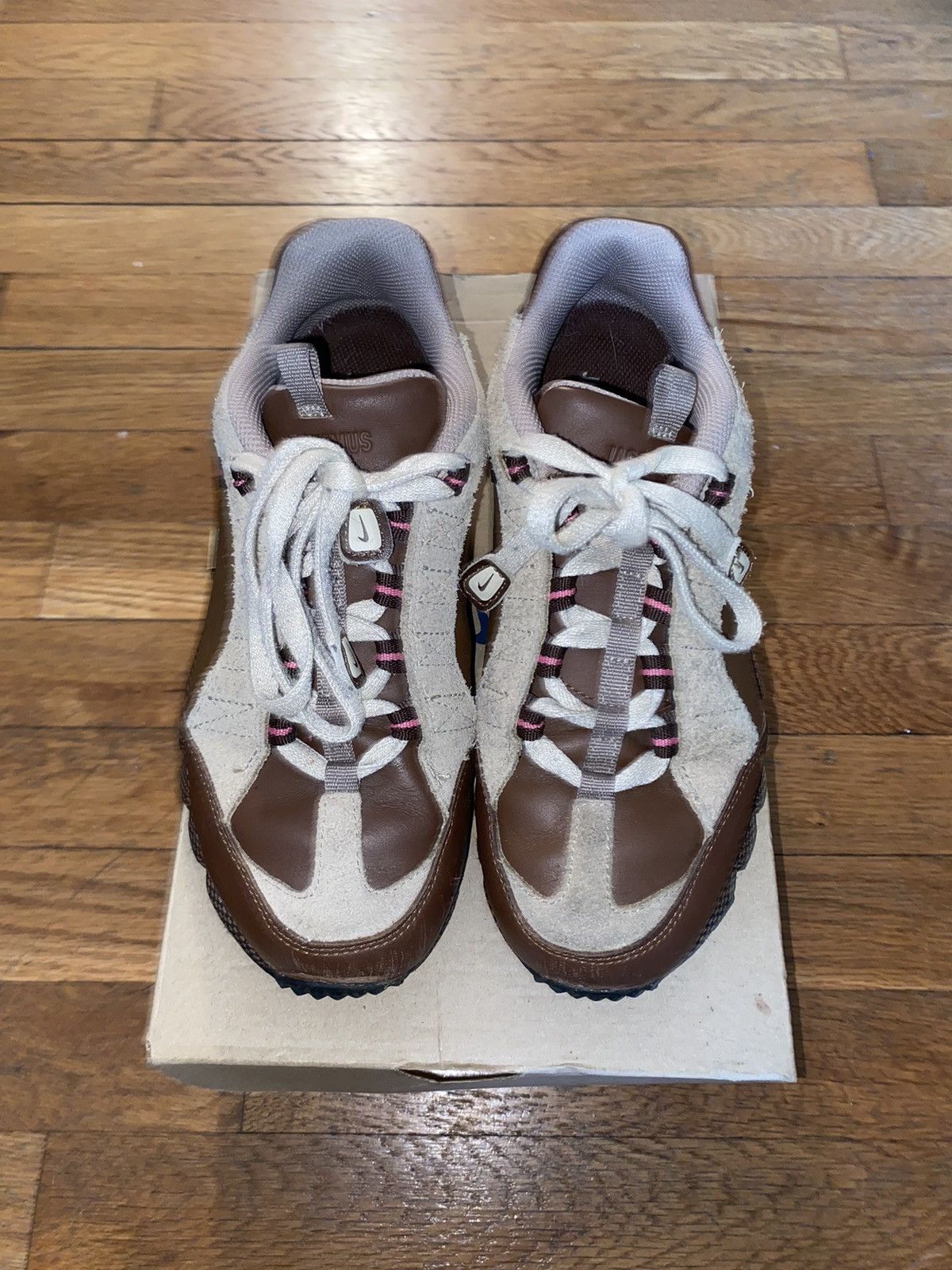 Jacquemus × Nike Nike Air Humara LX Jacquemus Ale Brown Gold Size US 7 / IT 37 - 4 Thumbnail