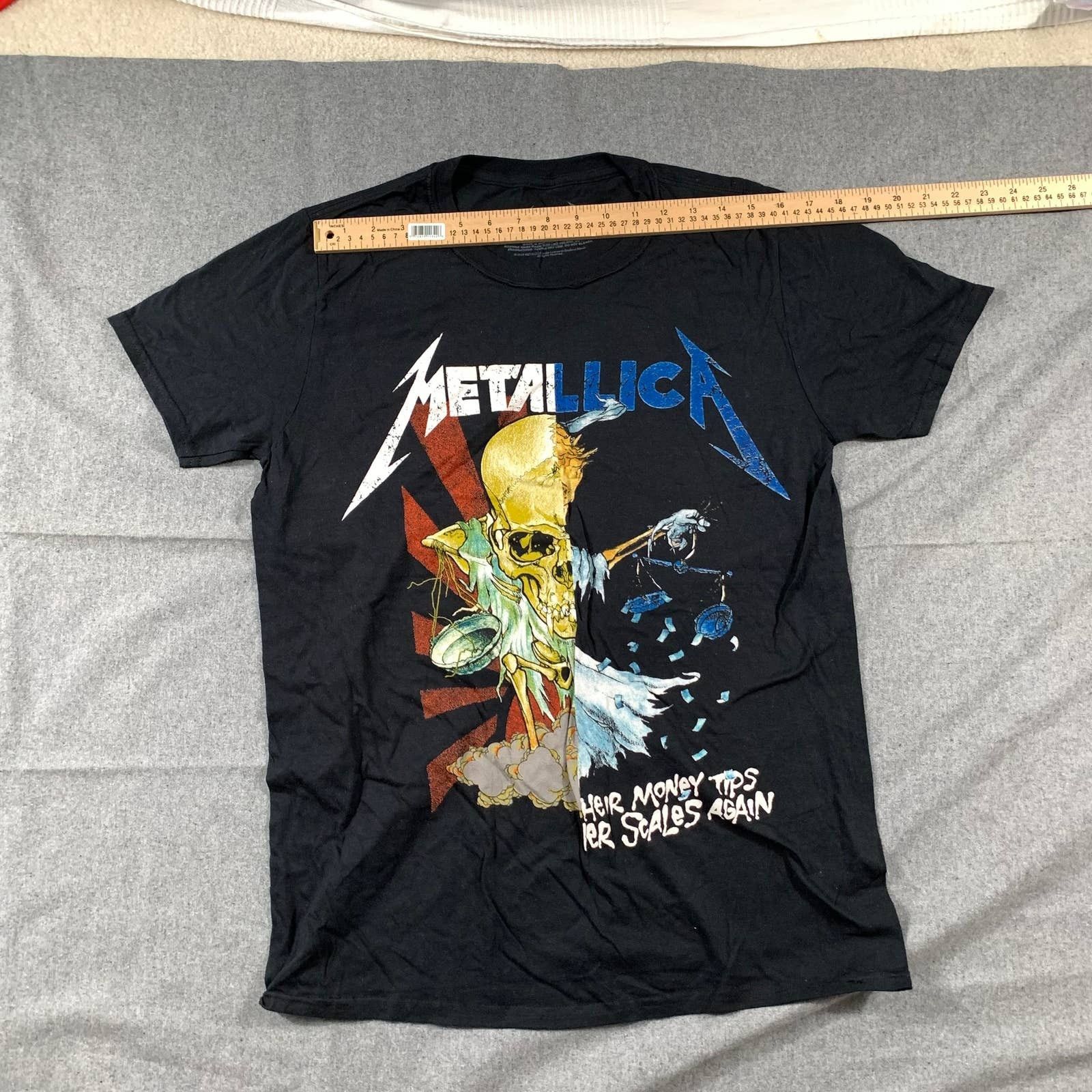 Metallica Metallica Shirt Adult Medium Black Casual T Shirt Size US M / EU 48-50 / 2 - 6 Thumbnail