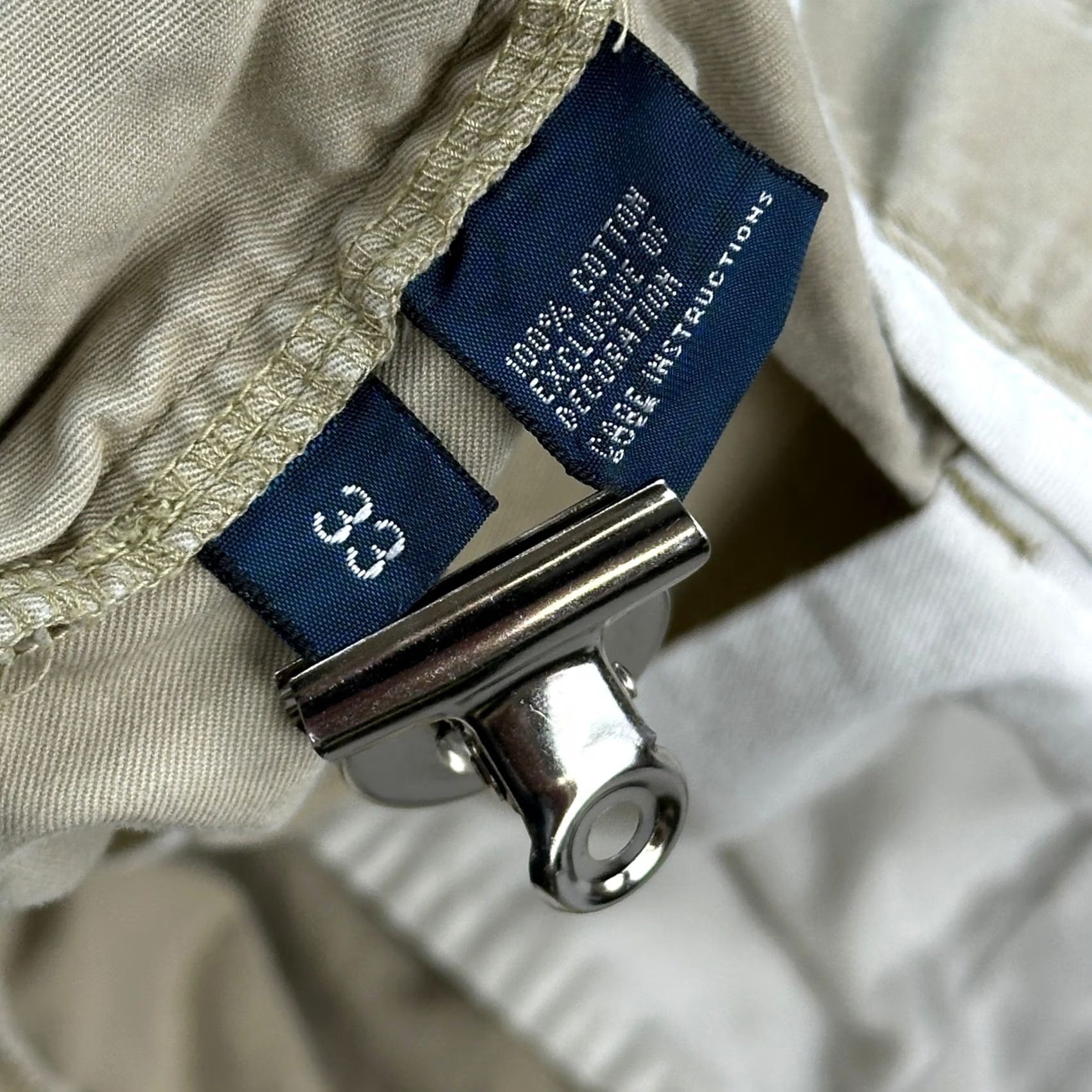 Polo Ralph Lauren Vintage Polo Ralph Lauren Prospect Shorts Mens 33 Flat Front Chino Casual Preppy Size US XS / EU 42 / 0 - 5 Thumbnail
