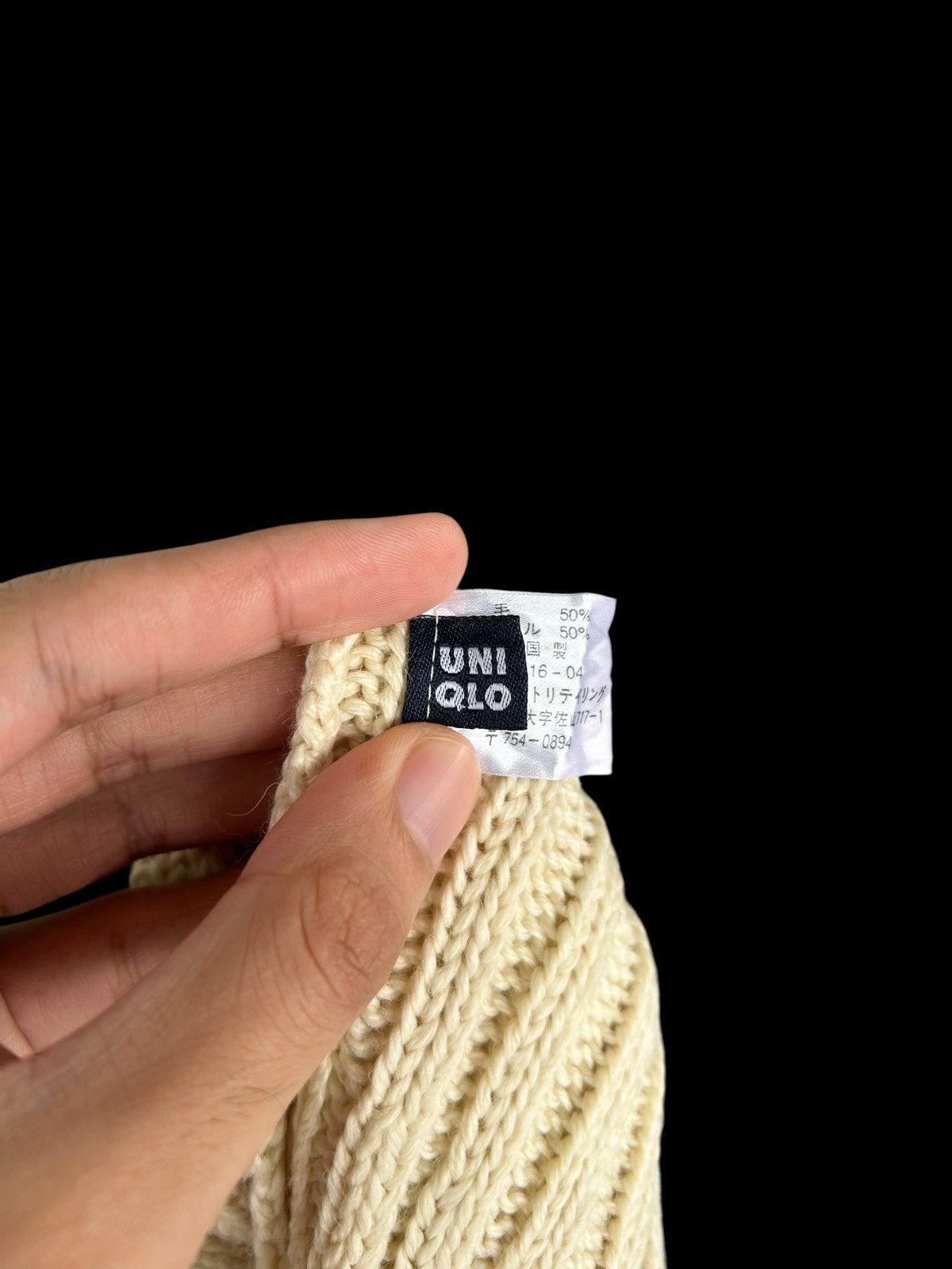 Japanese Brand × Kapital × Vintage Uniqlo Vtg Knitted Long Big Beanie Hats Rare 🎌☠️☠️ Size ONE SIZE - 4 Thumbnail