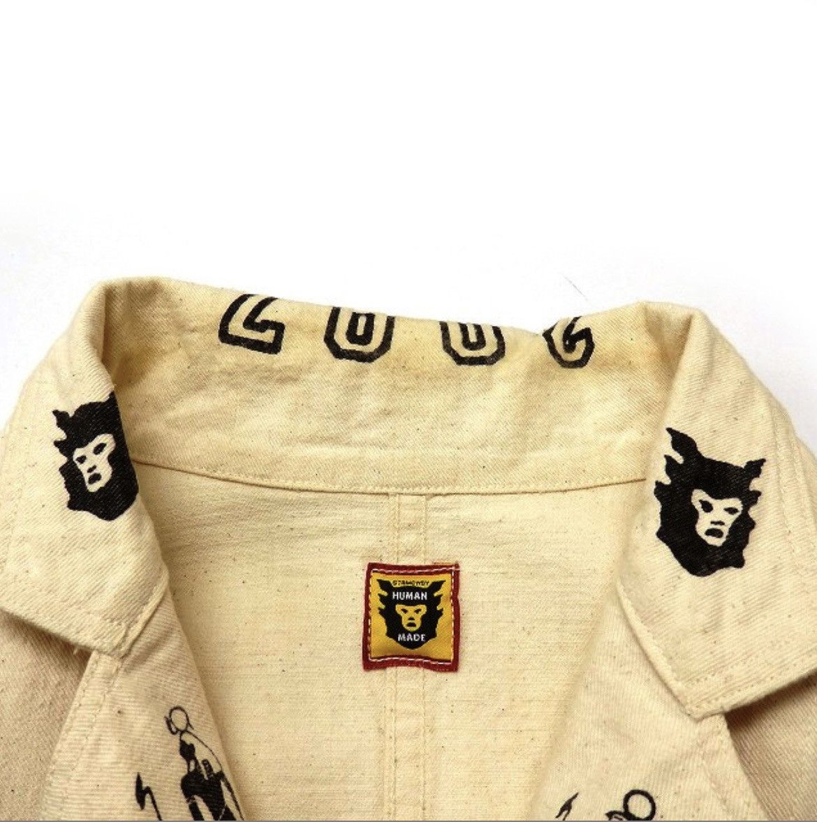 Human Made Human Made Graffiti Painted Work Jacket Size US S / EU 44-46 / 1 - 4 Thumbnail