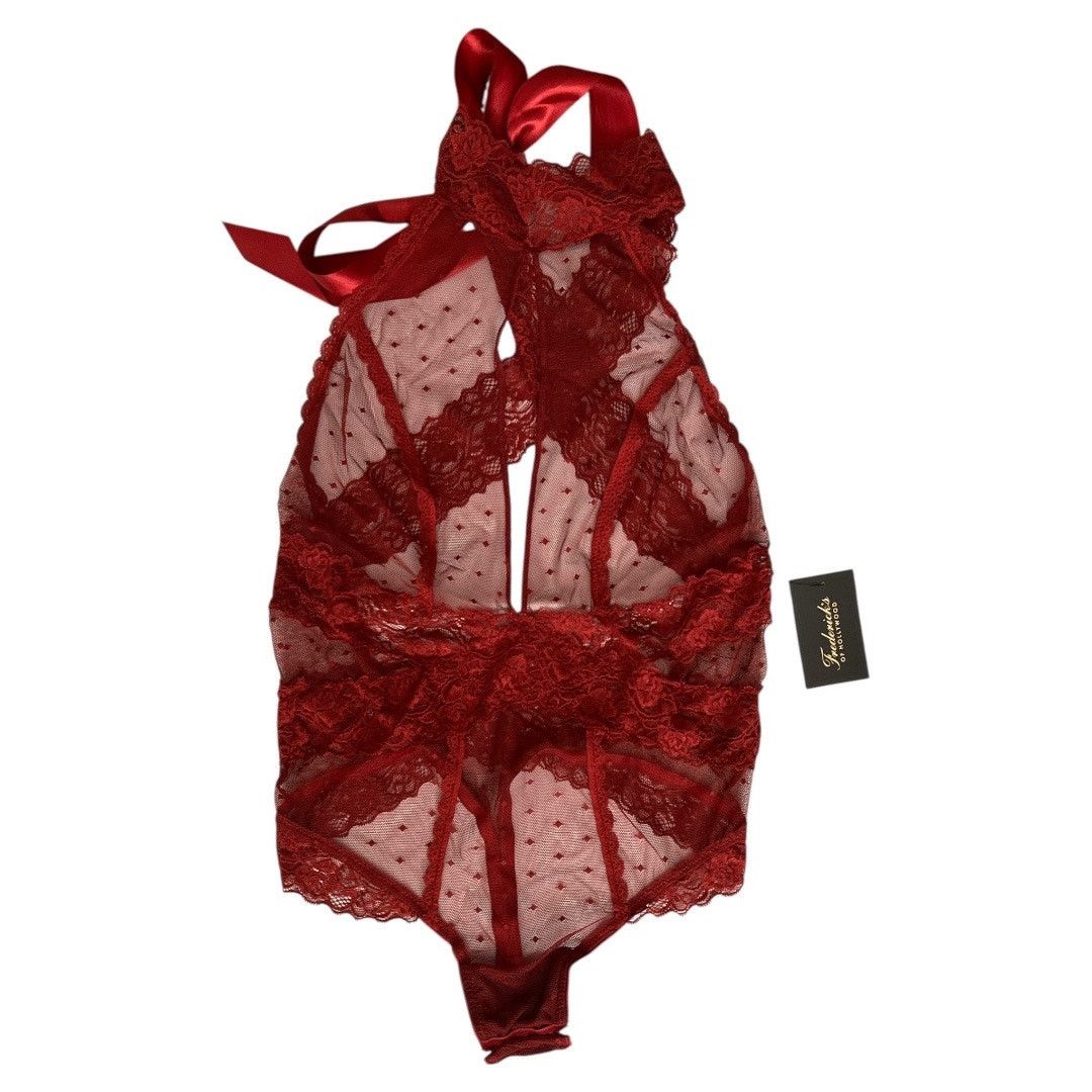 Other Frederick’s of Hollywood Deep Red Mesh Teddy, S Size S / US 4 / IT 40 - 2 Thumbnail