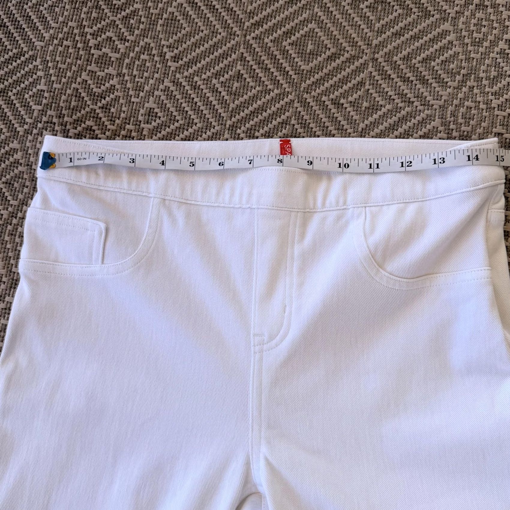 Spanx Spanx Leggings Womens L White High Rise Shaping Stretch Pull On Jegging Pants Size 36" / US 14 / IT 50 - 6 Thumbnail