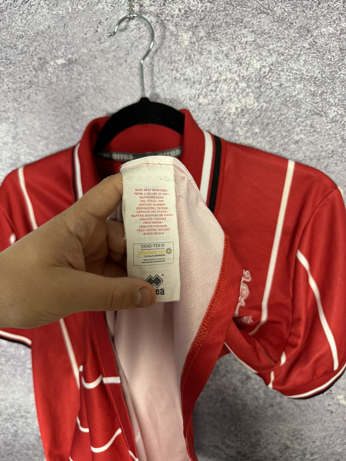 Errea × Vintage Vintage Lincoln City 2020/21 Errea Soccer Jersey Blokcore Size US S / EU 44-46 / 1 - 12 Thumbnail