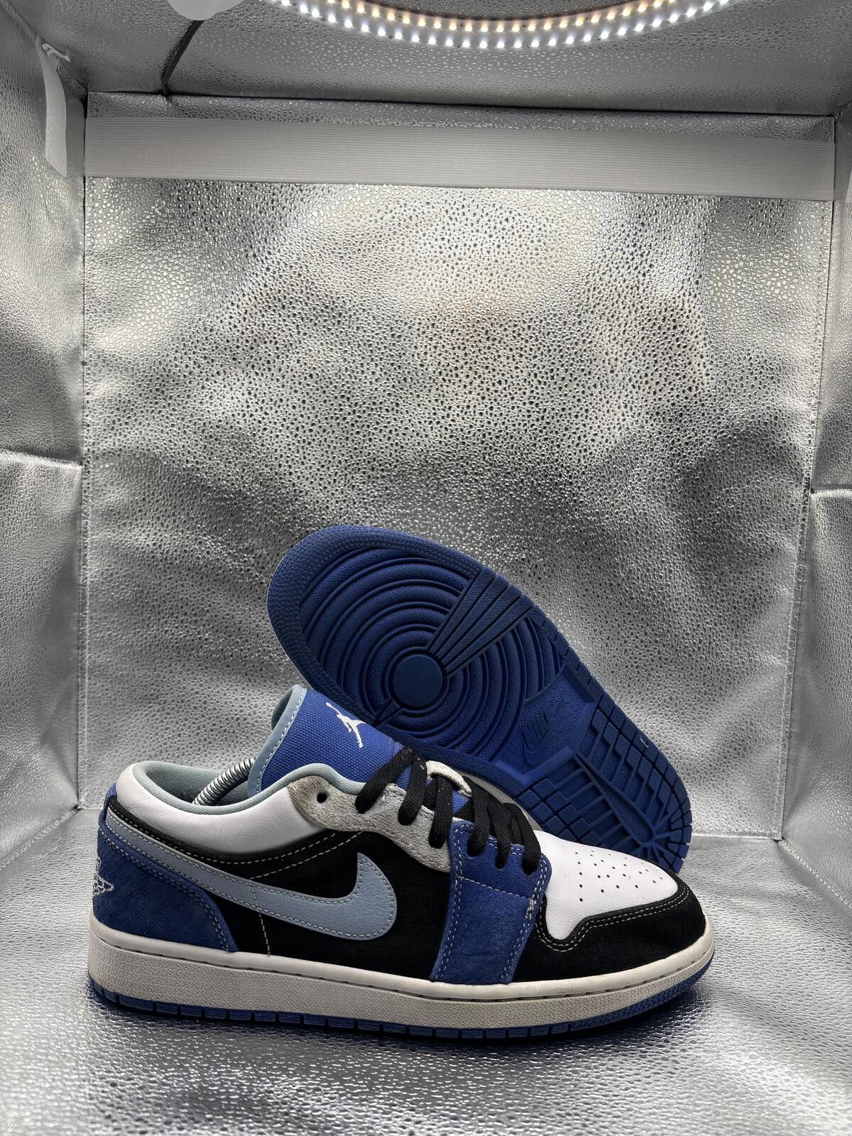 Jordan Brand Air Jordan 1 low racer blue white Size US 9 / EU 42 - 1 Thumbnail