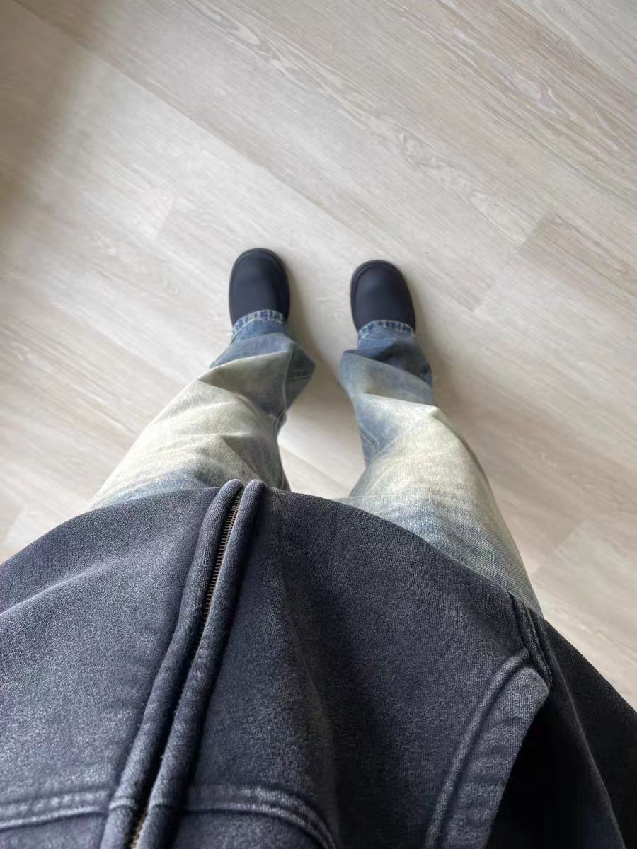 Japanese Brand × Vintage #03 Vintage Street Washed Loose Casual Jeans Size US 34 / EU 50 - 5 Thumbnail