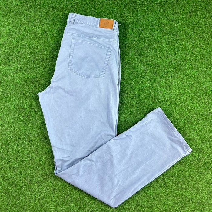 Peter Millar Peter Millar Light Blue Soft Touch Twill 5 Pocket Pants ...
