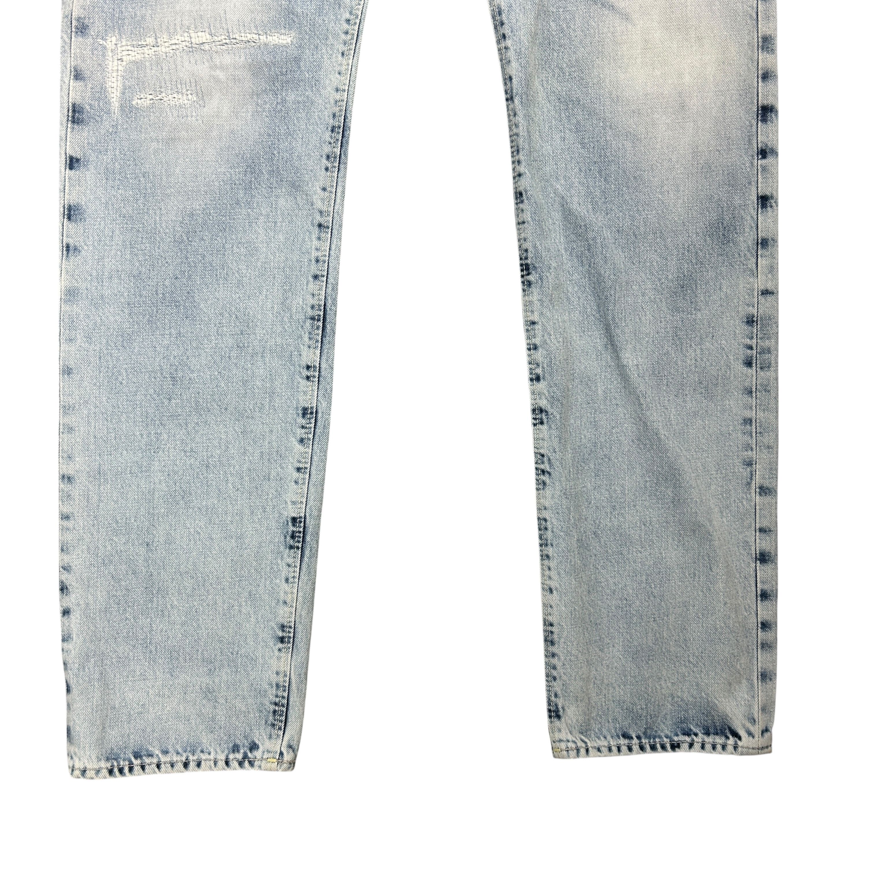 Diesel Diesel Buster Regular Slim Tapered Blue Denim Jeans W33L34 Size US 33 - 6 Thumbnail
