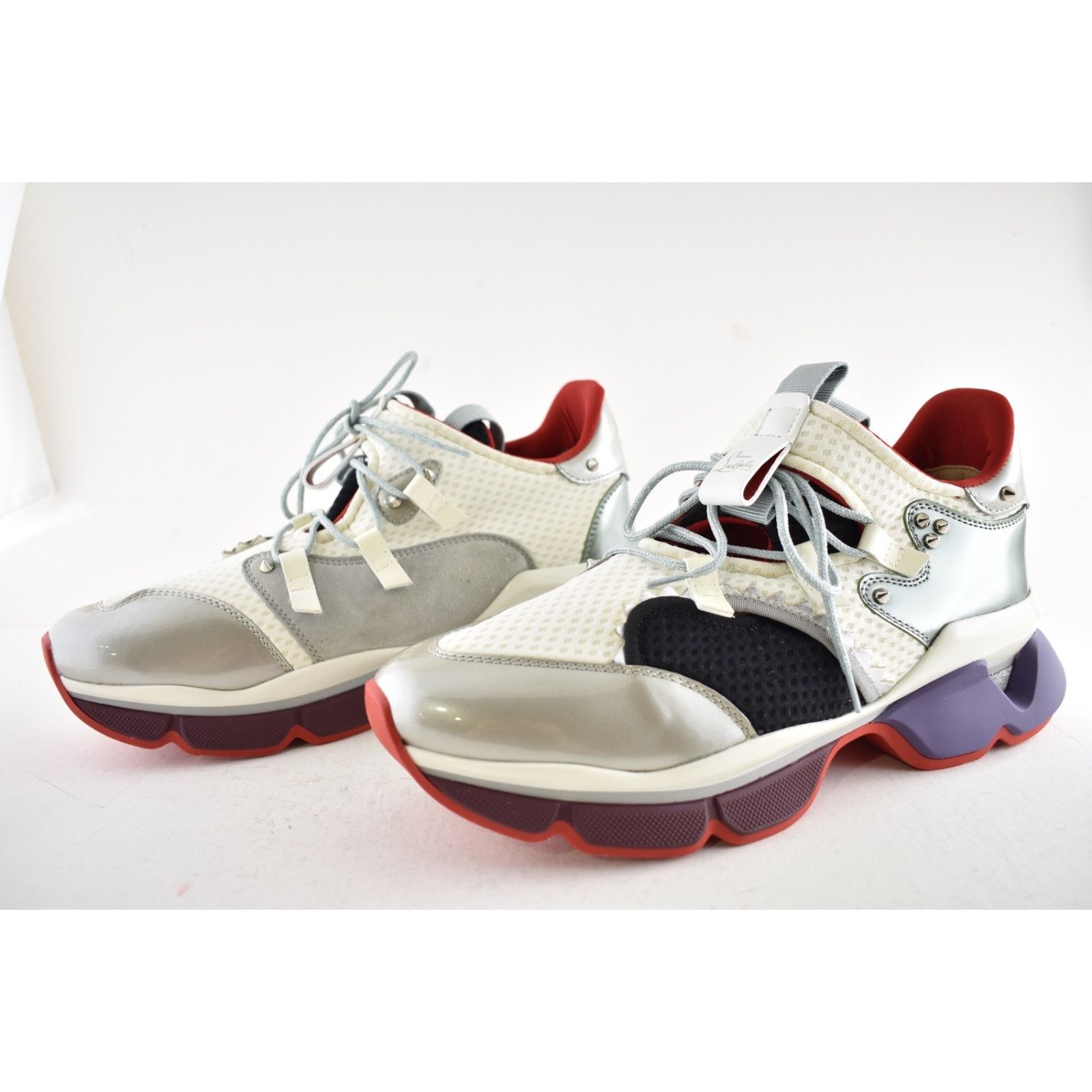 Christian Louboutin Christian Louboutin Mens Red-Runner Flat White Low Top Size US 8 / EU 41 - 12 Thumbnail