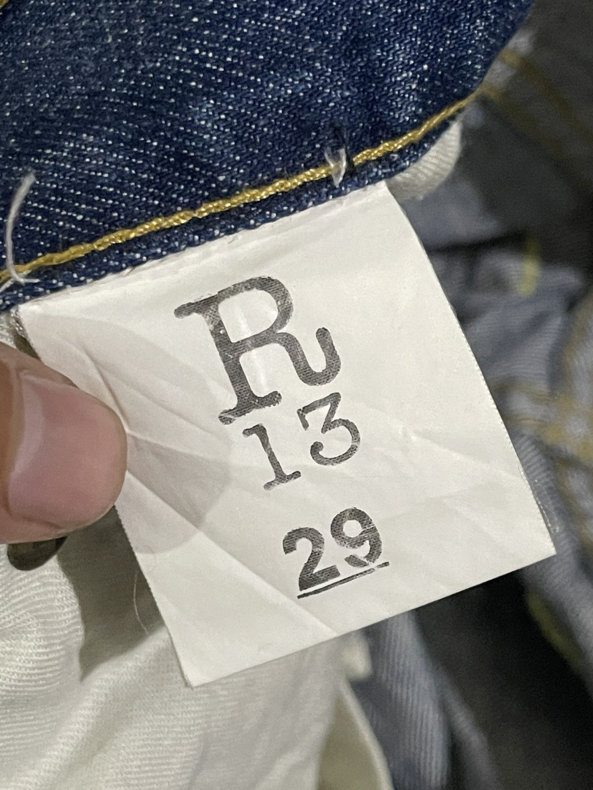 R13 R13 Boyfriend Jeans Size 29" - 11 Thumbnail