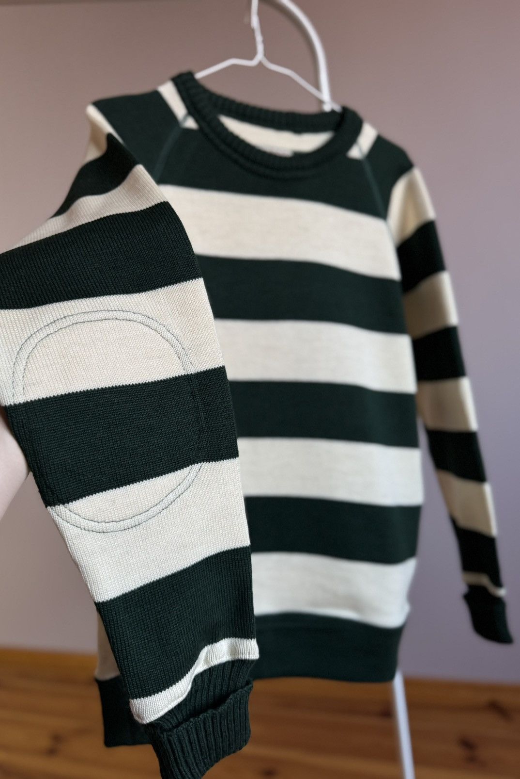 Dehen 1920 Dehen 1920 Wool Sweaters Striped Naval Crew Size US M / EU 48-50 / 2 - 8 Thumbnail