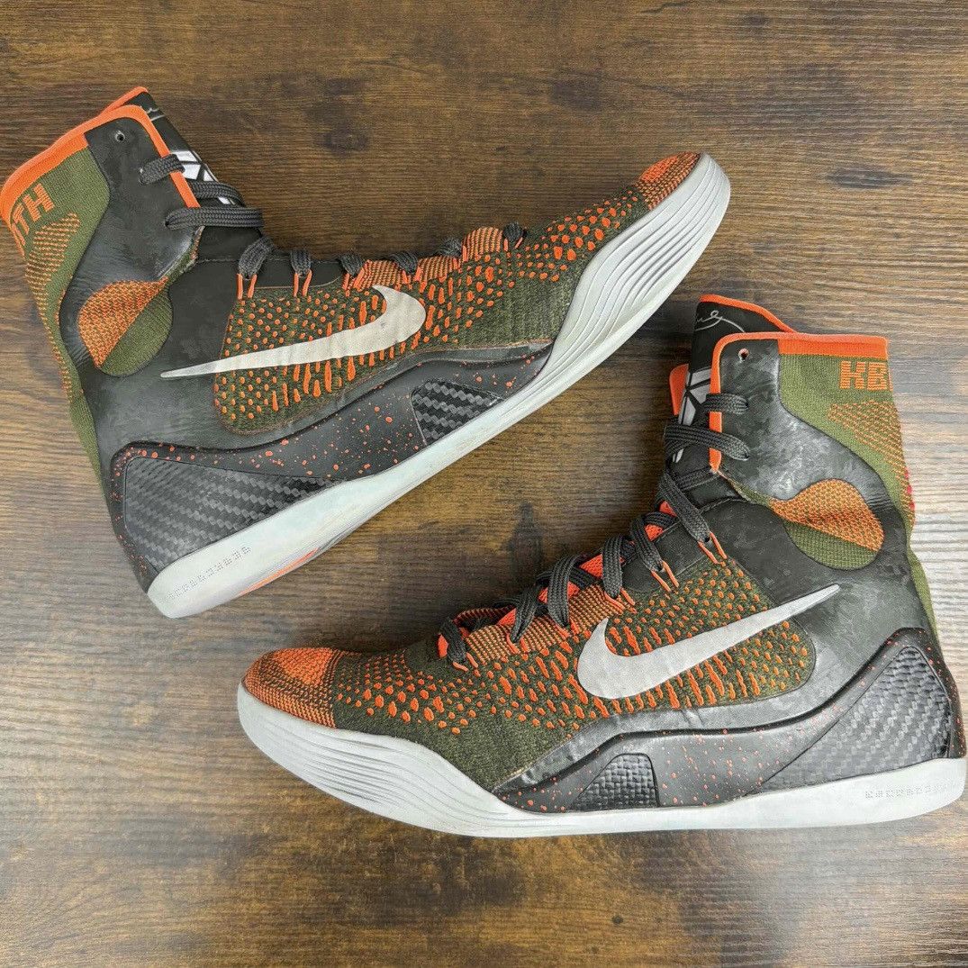 Nike Nike Kobe 9 Elite Sequoia Strategy Size 10 630847-303 Orange Size US 10 / EU 43 - 3 Thumbnail