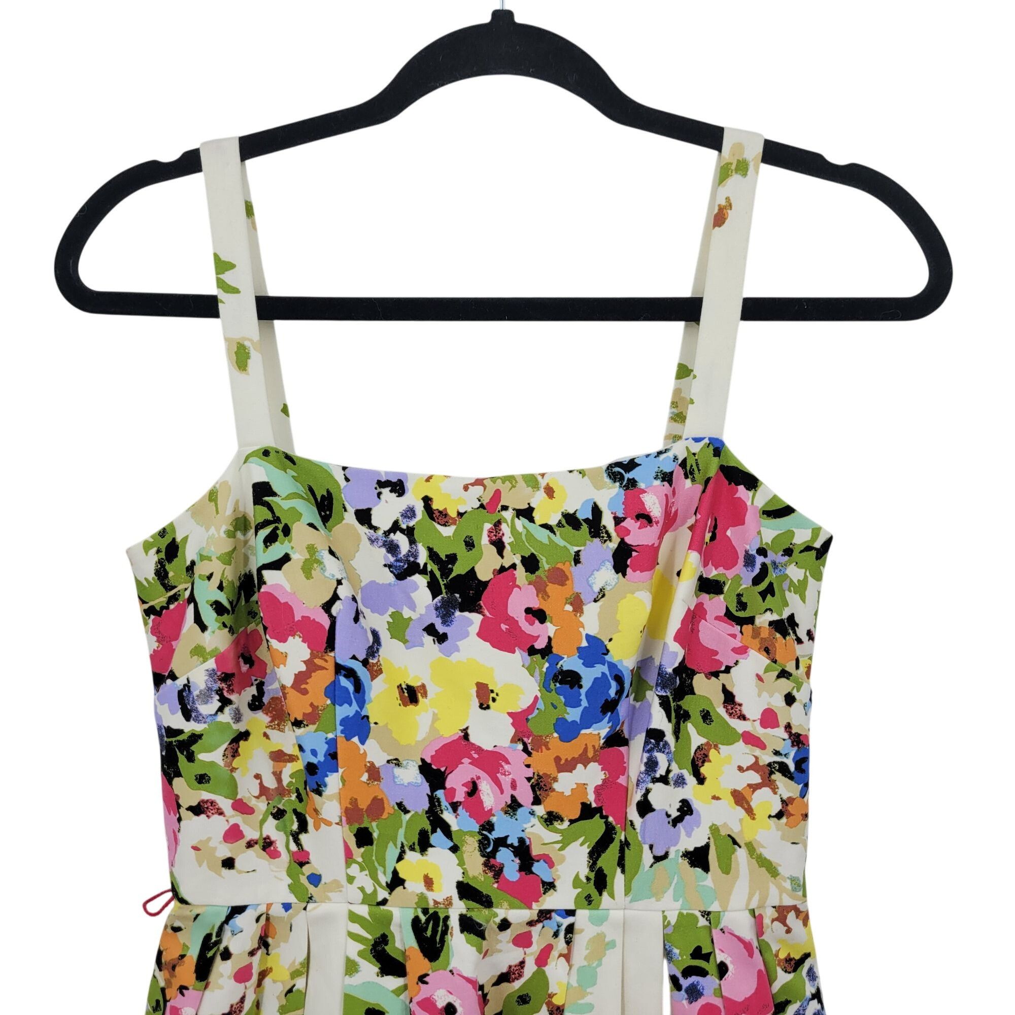 Other Womens Petite Colorful Garden Baby Doll Dress Sz 4P Floral S Size S / US 4 / IT 40 - 6 Thumbnail