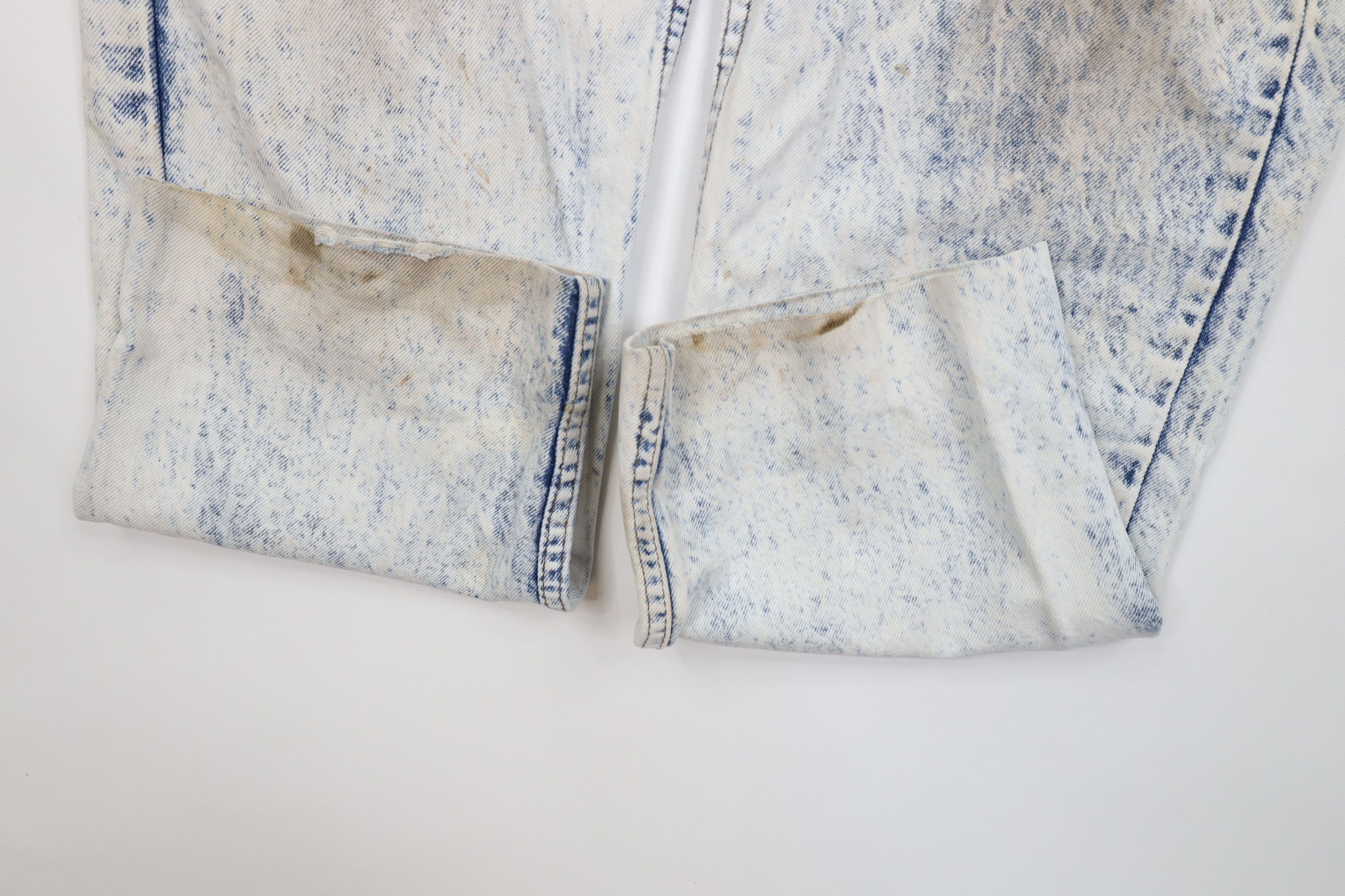 Vintage Vintage 90s Streetwear Acid Wash Straight Leg Denim Jeans Size US 34 / EU 50 - 7 Thumbnail